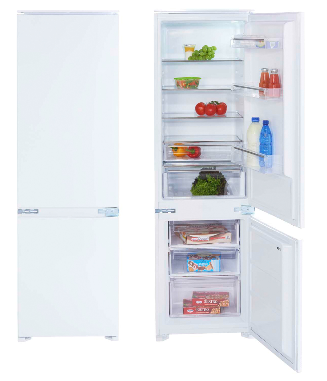 Küchenblock mit E-Geräten CORNWALL (Ecke-Kühlschrank-Apotheker) IV
