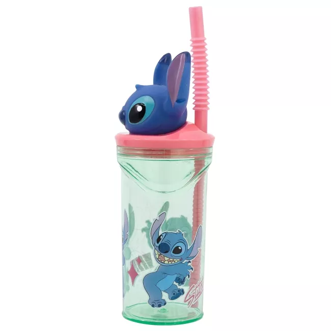 Gourde 3D Stitch avec paille STITCH