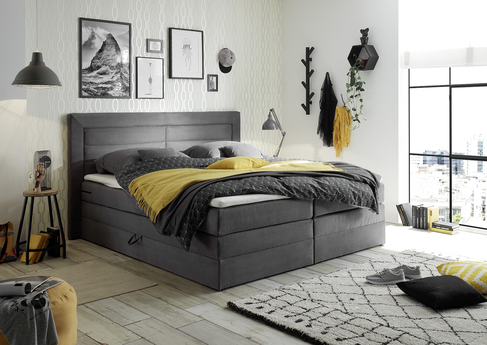 Lit boxspring 180 x 200 cm SABA 2