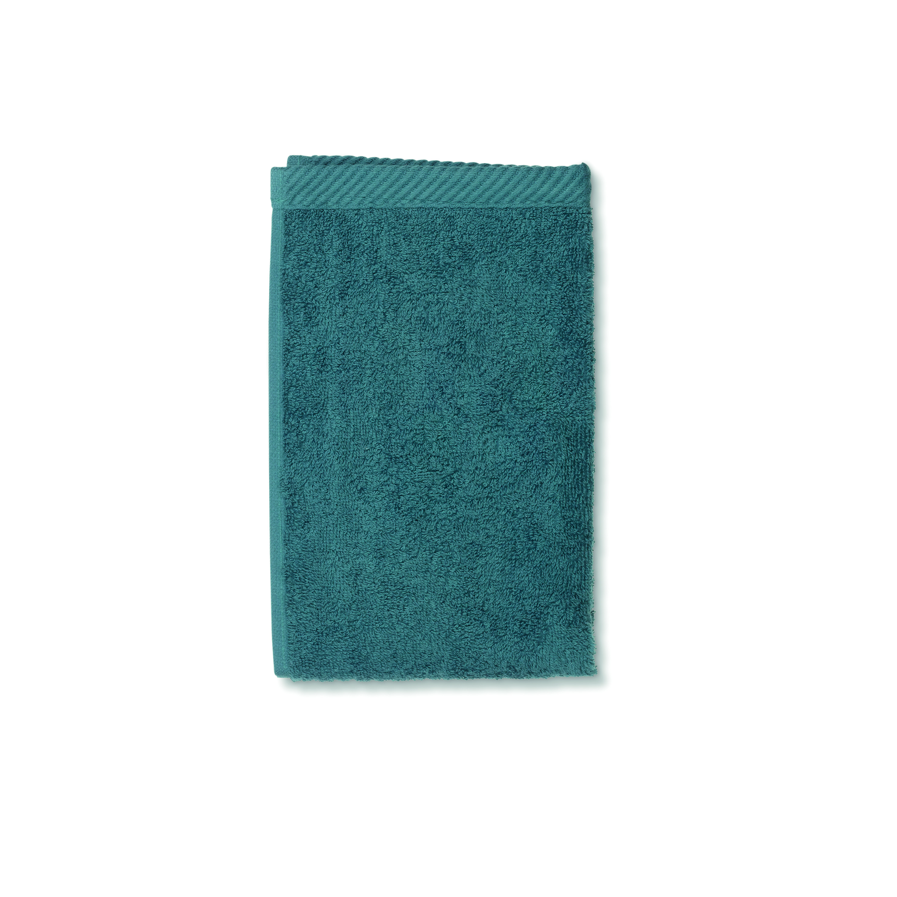 Serviette invité bleu pétrole LADESSA