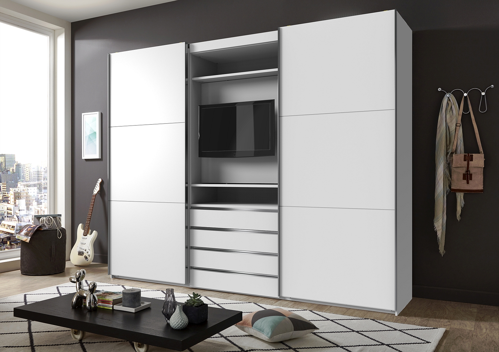 Funktions-TV-Schwebetürenschrank MAGIC Funktions-TV-Schwebetürenschrank MAGIC