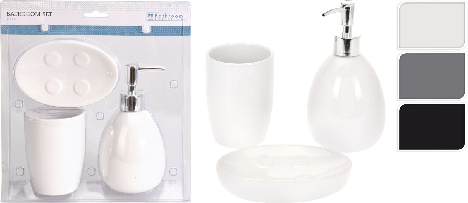 Distributeur à savon Ensemble accessoires de salle de bains