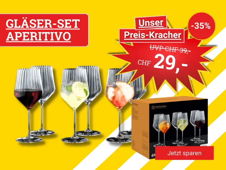Jetzt MEGA sparen! Spritz/Rotweinglas Set 6tlg. 