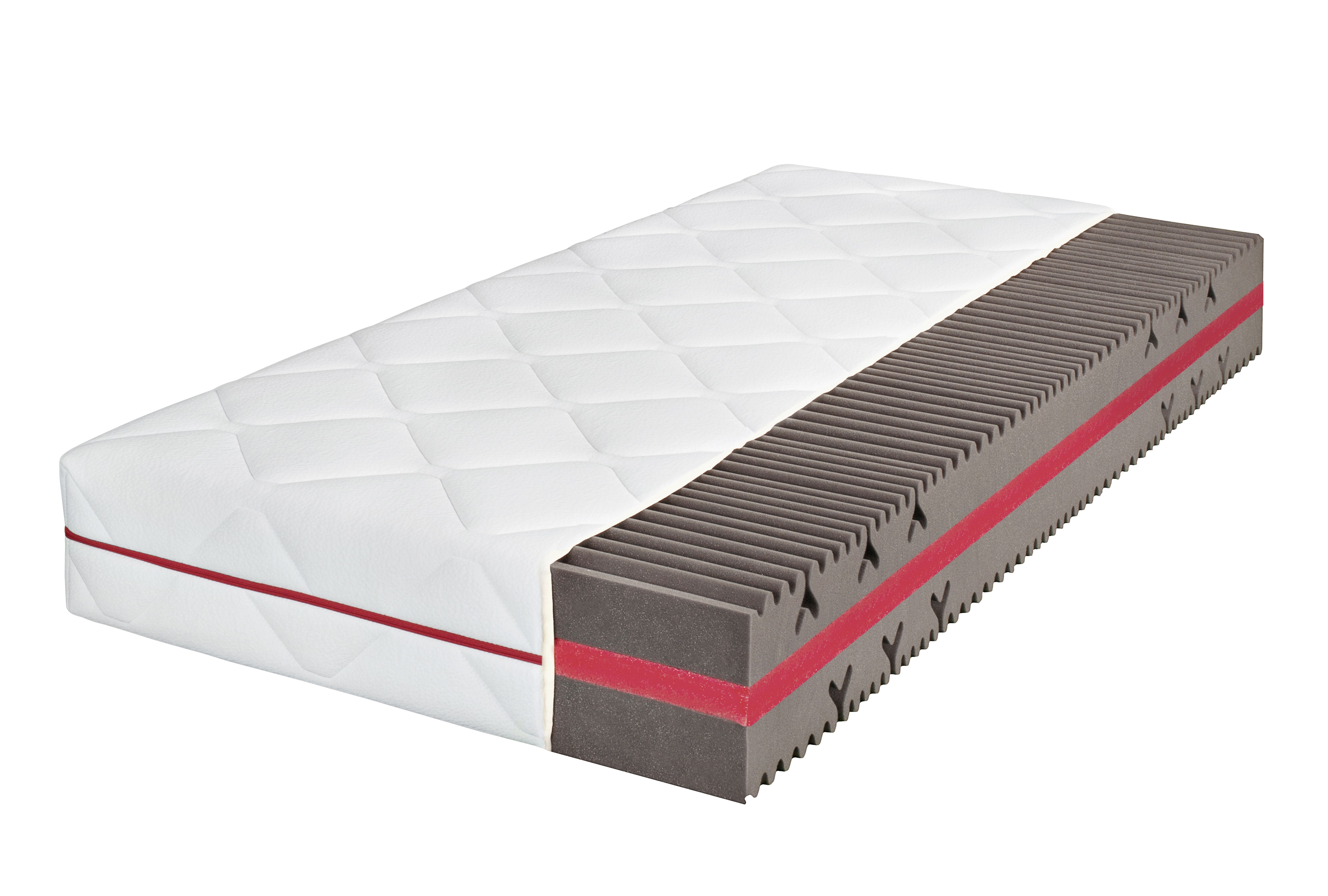 Matelas en mousse haute résilience 90 x 200 cm CLARK