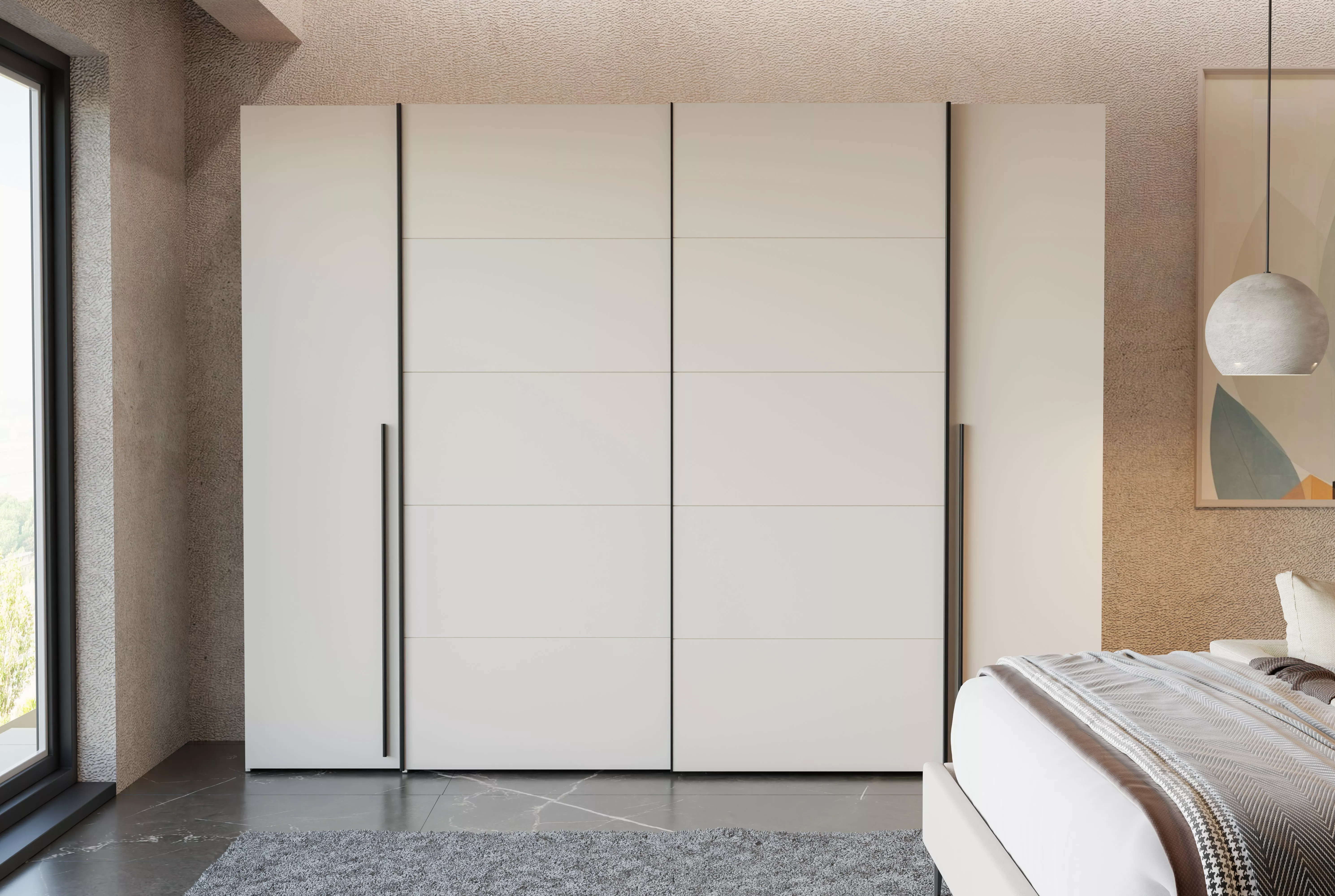 Dreh- und Schwebetürenschrank NARAGO