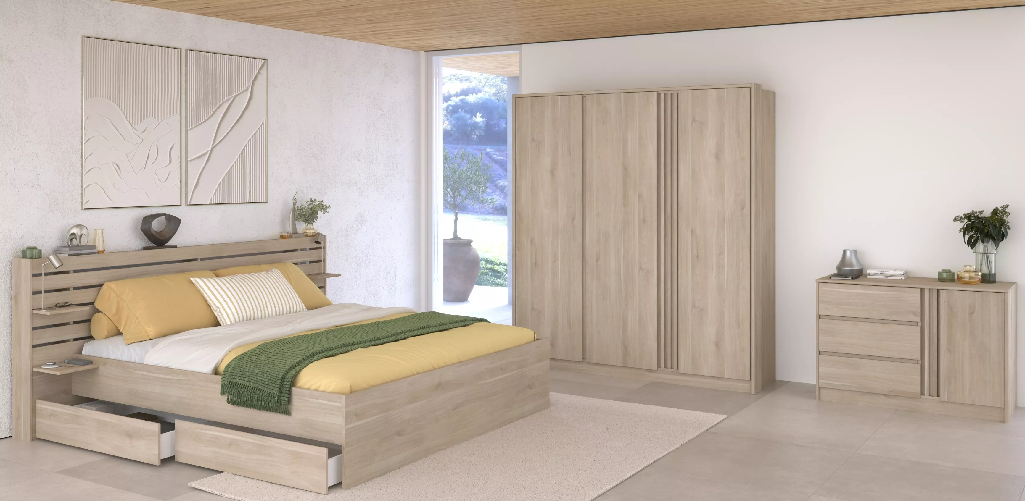 Schlafzimmer 3-teilig  MIAMI 27