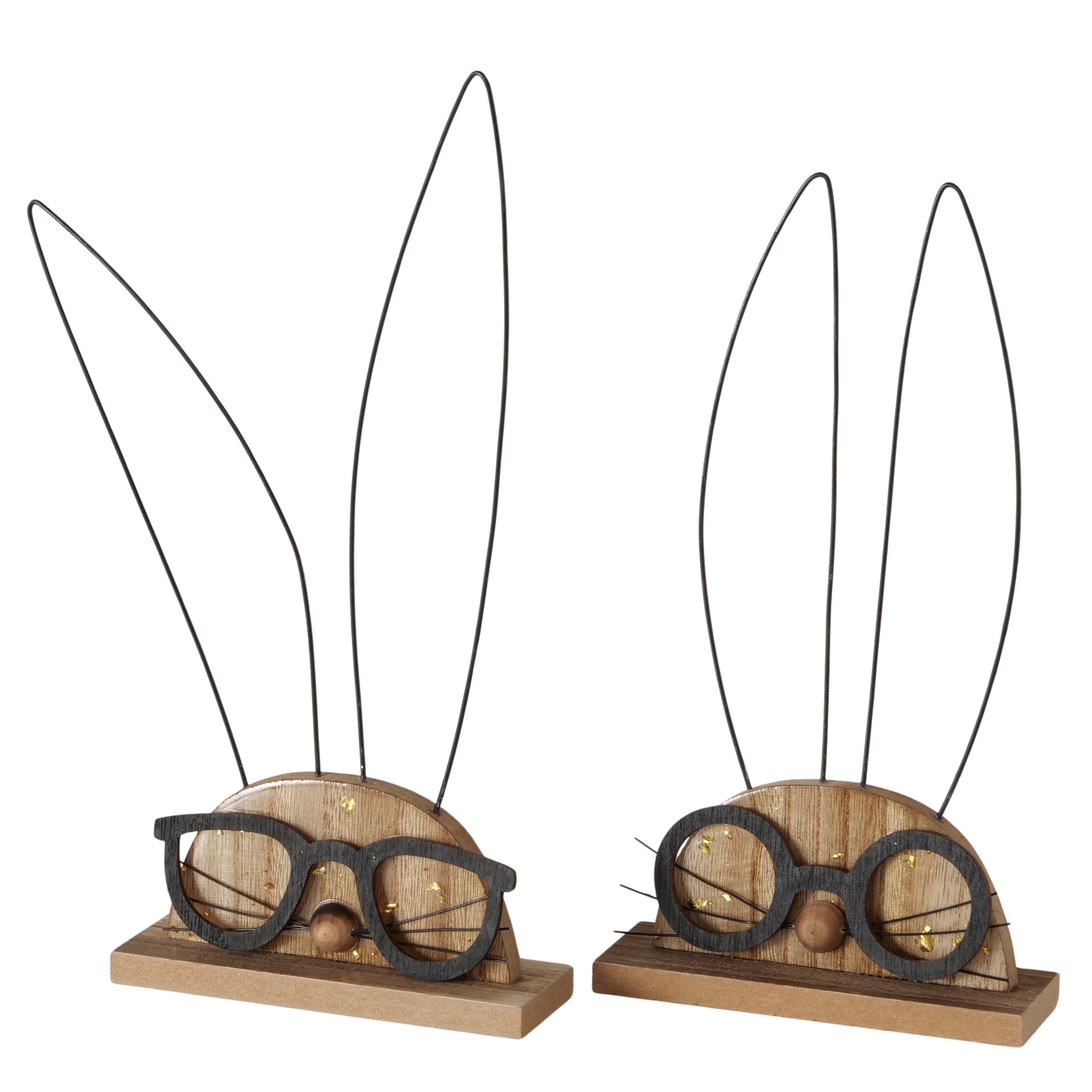 Aufsteller Hase mit Brille BERNT