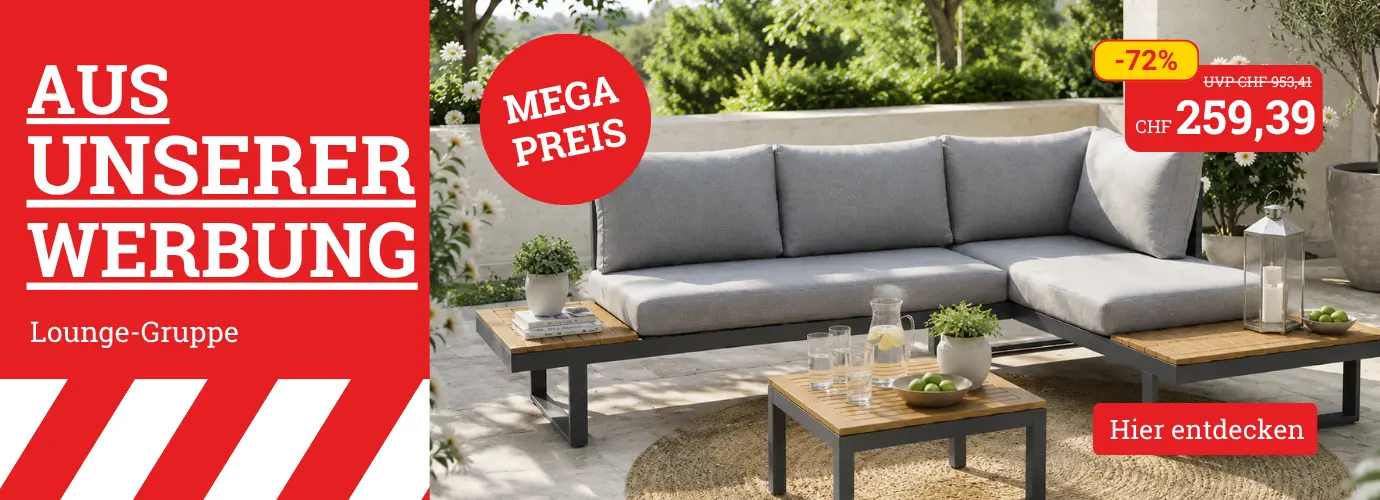 MEGA PREIS! Loungegruppe - jetzt richtig sparen>