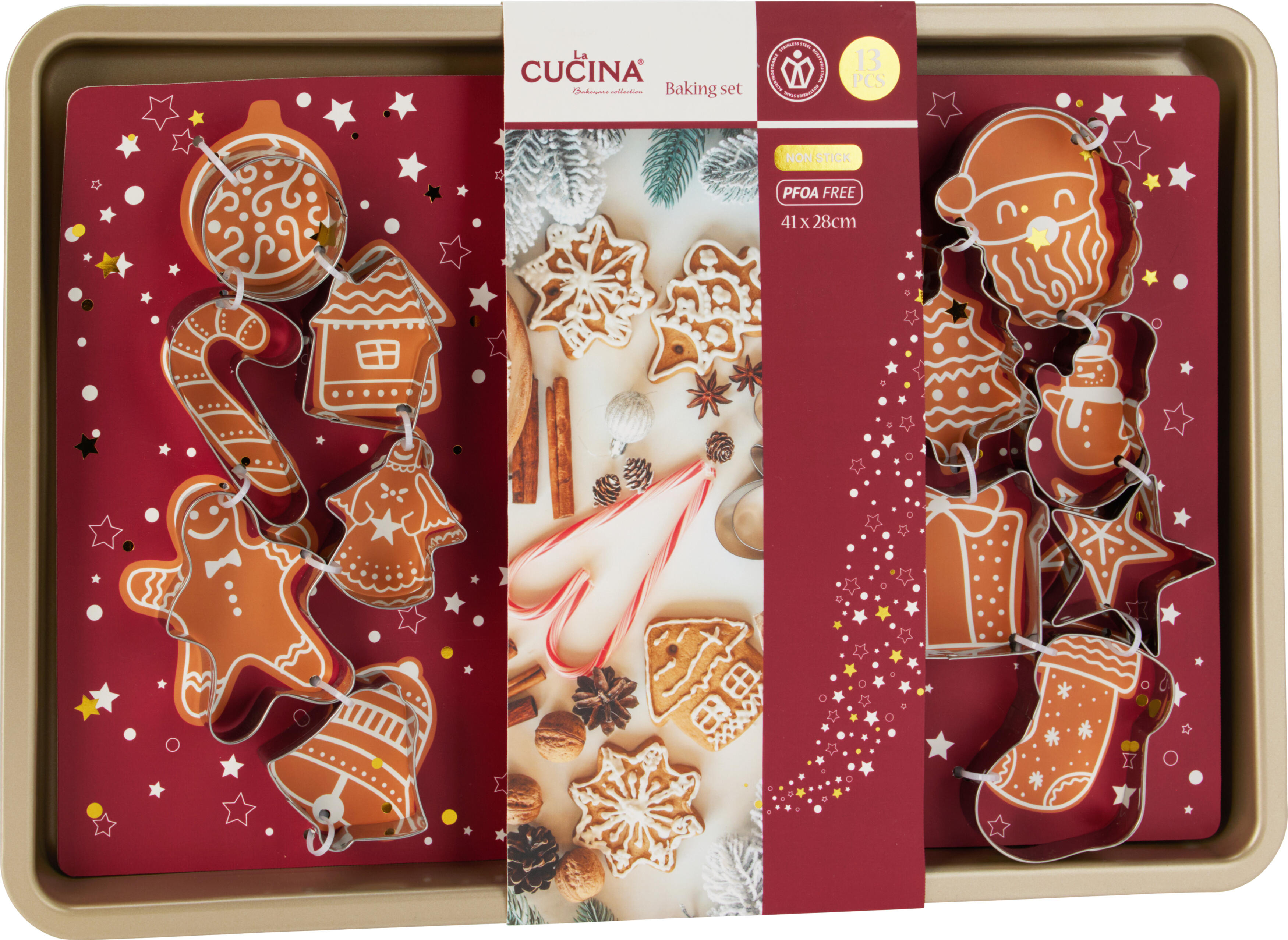 Lot de 13 emporte-pièces Noël CHRISTMAS Lot de 13 emporte-pièces Noël CHRISTMAS