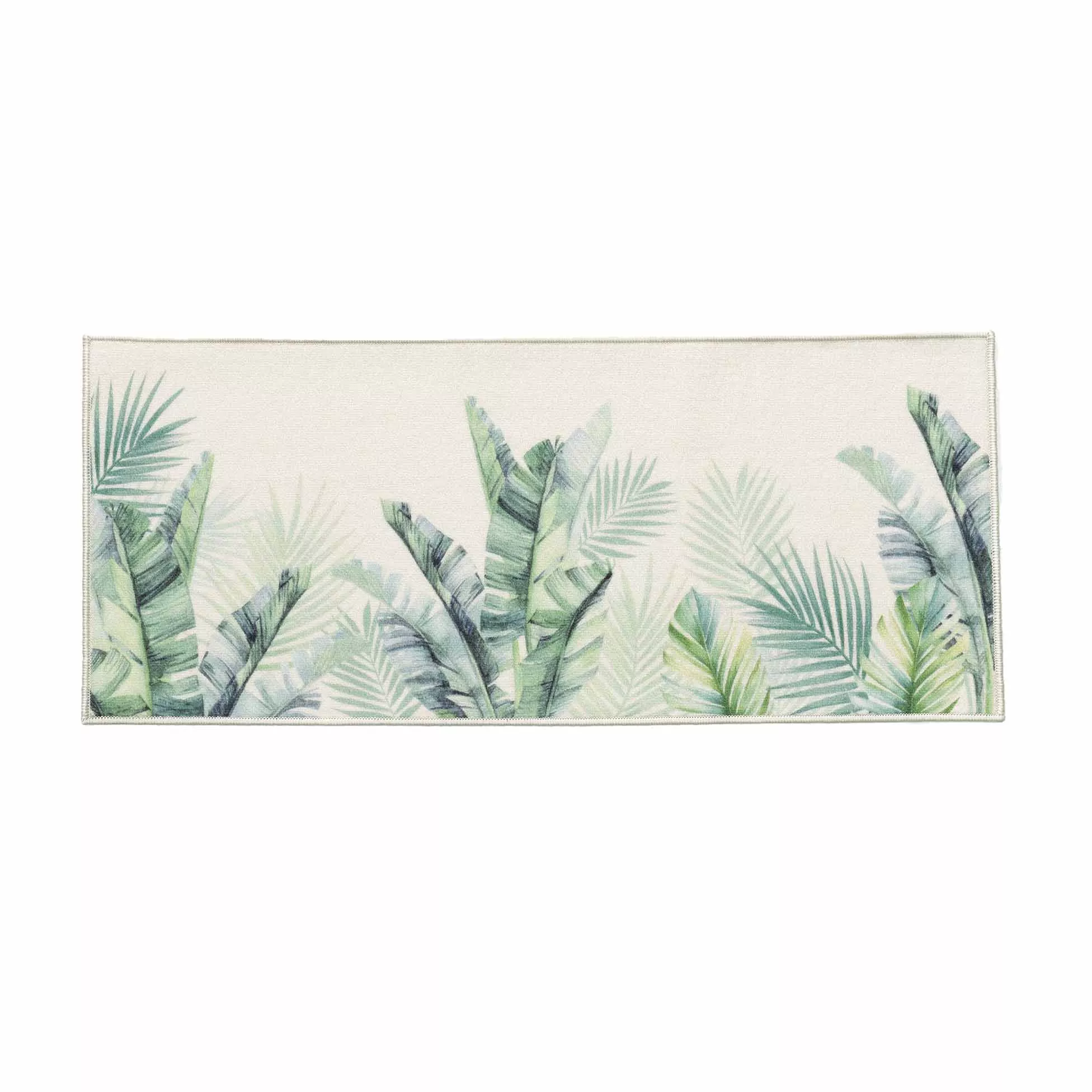 Tapis anti-salissures feuilles 50x120cm NATIVE