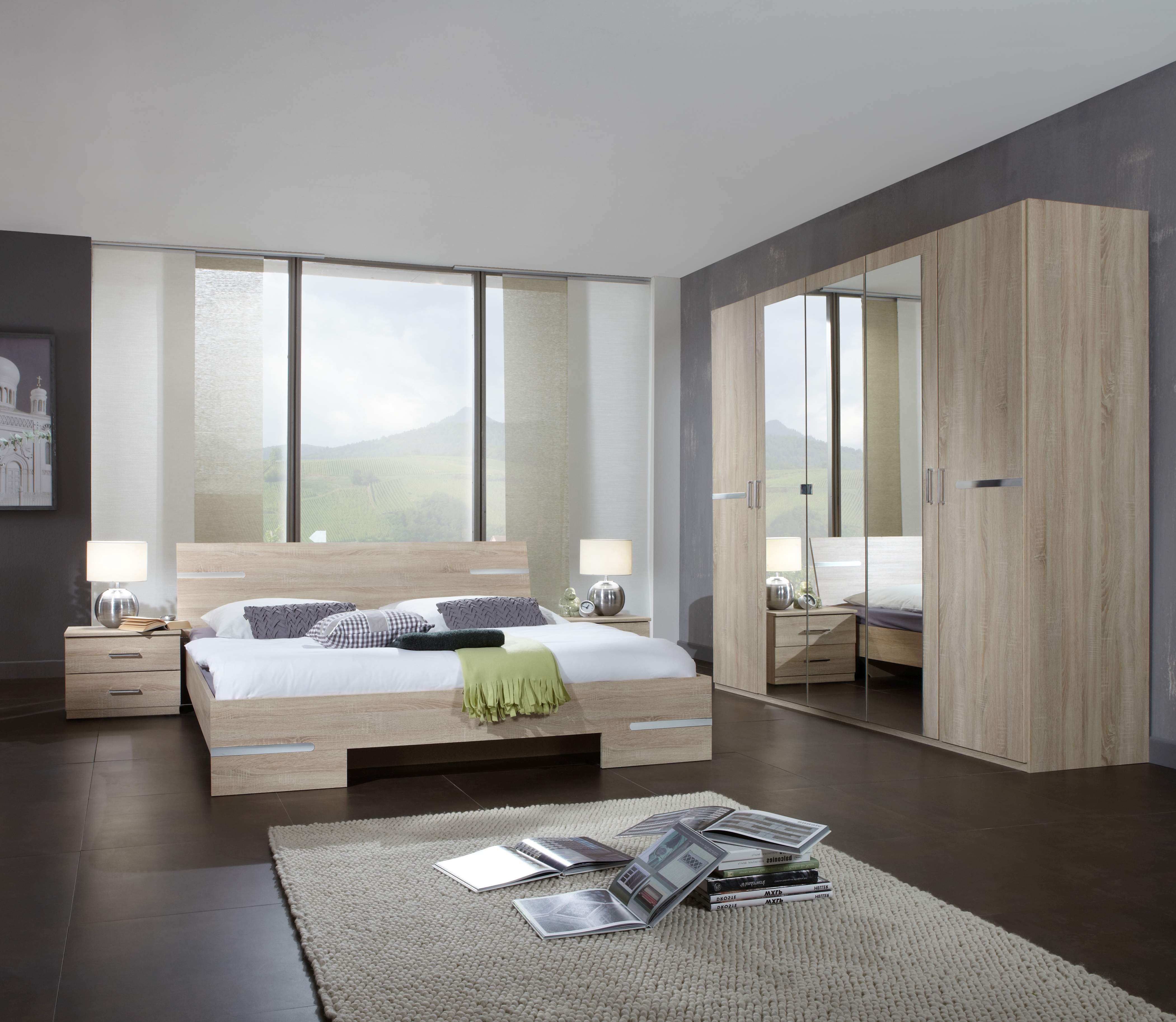 Chambre à coucher 4 éléments ANNA Chambre à coucher 4 éléments ANNA