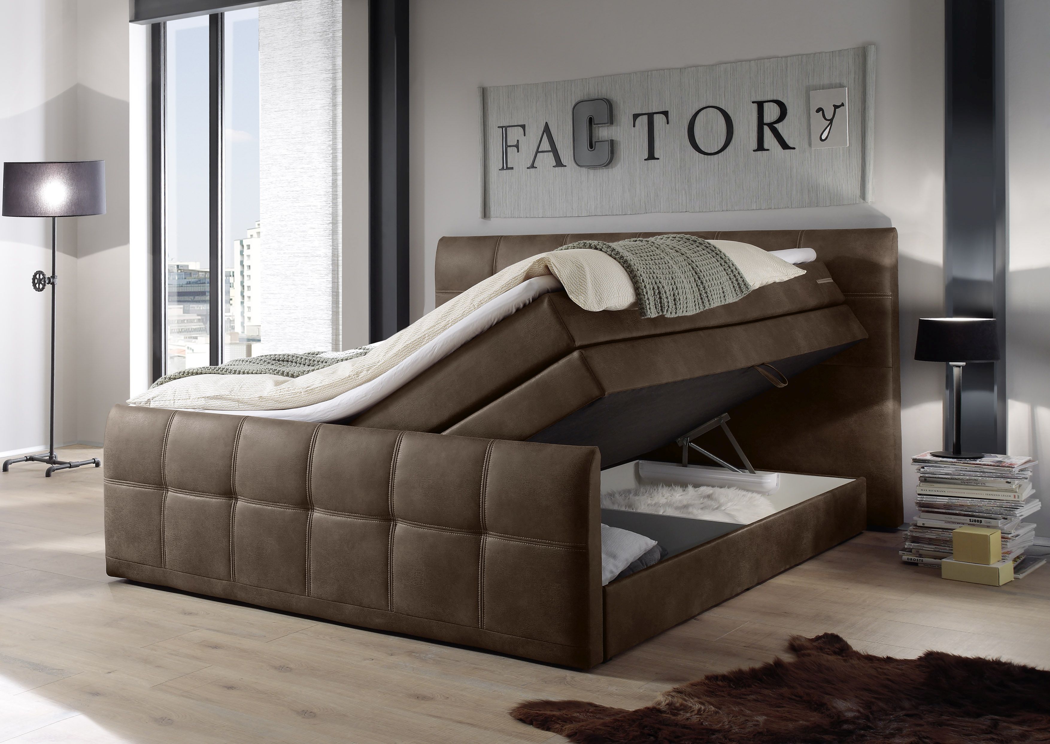 Lit boxspring ASPEN B1