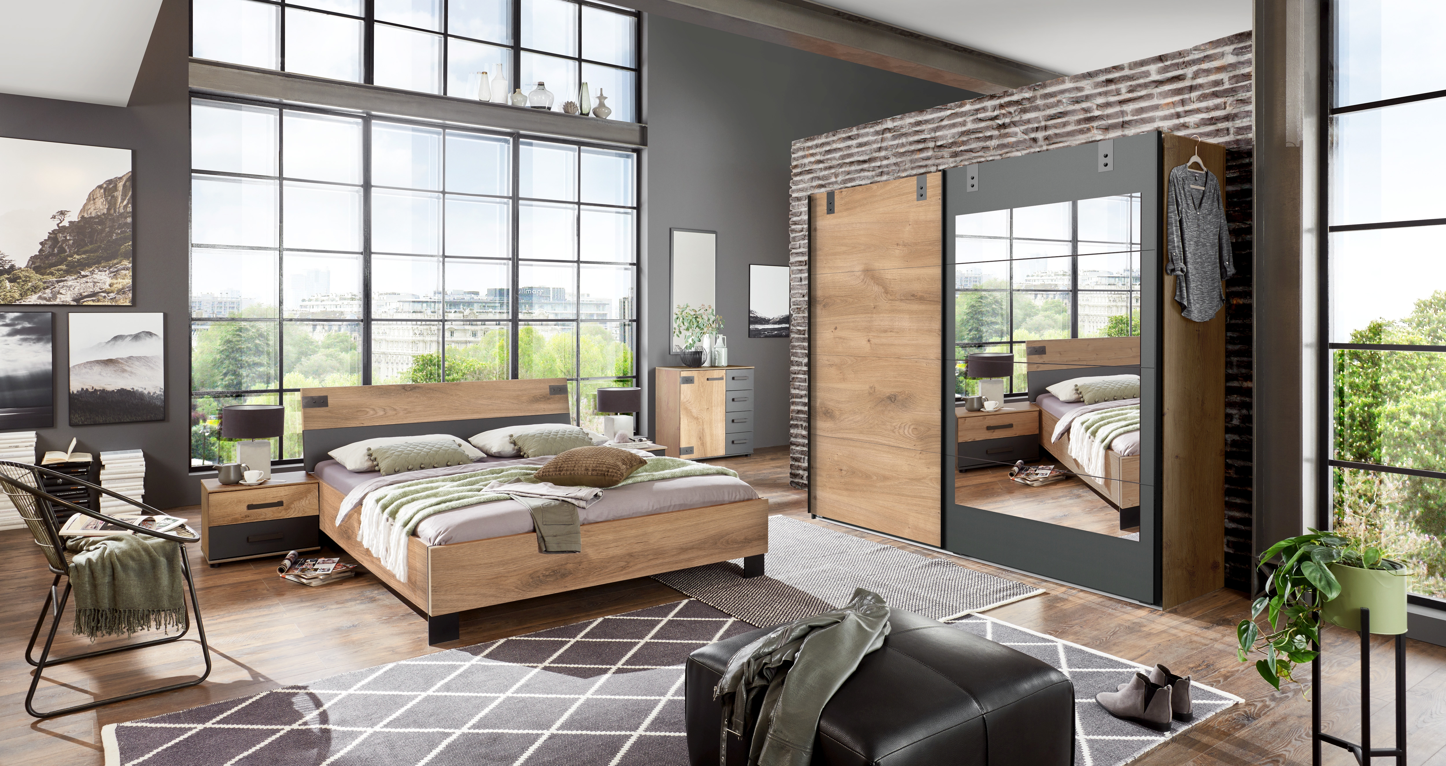 Schlafzimmer 4-teilig  MALMÖ Schlafzimmer 4-teilig  MALMÖ