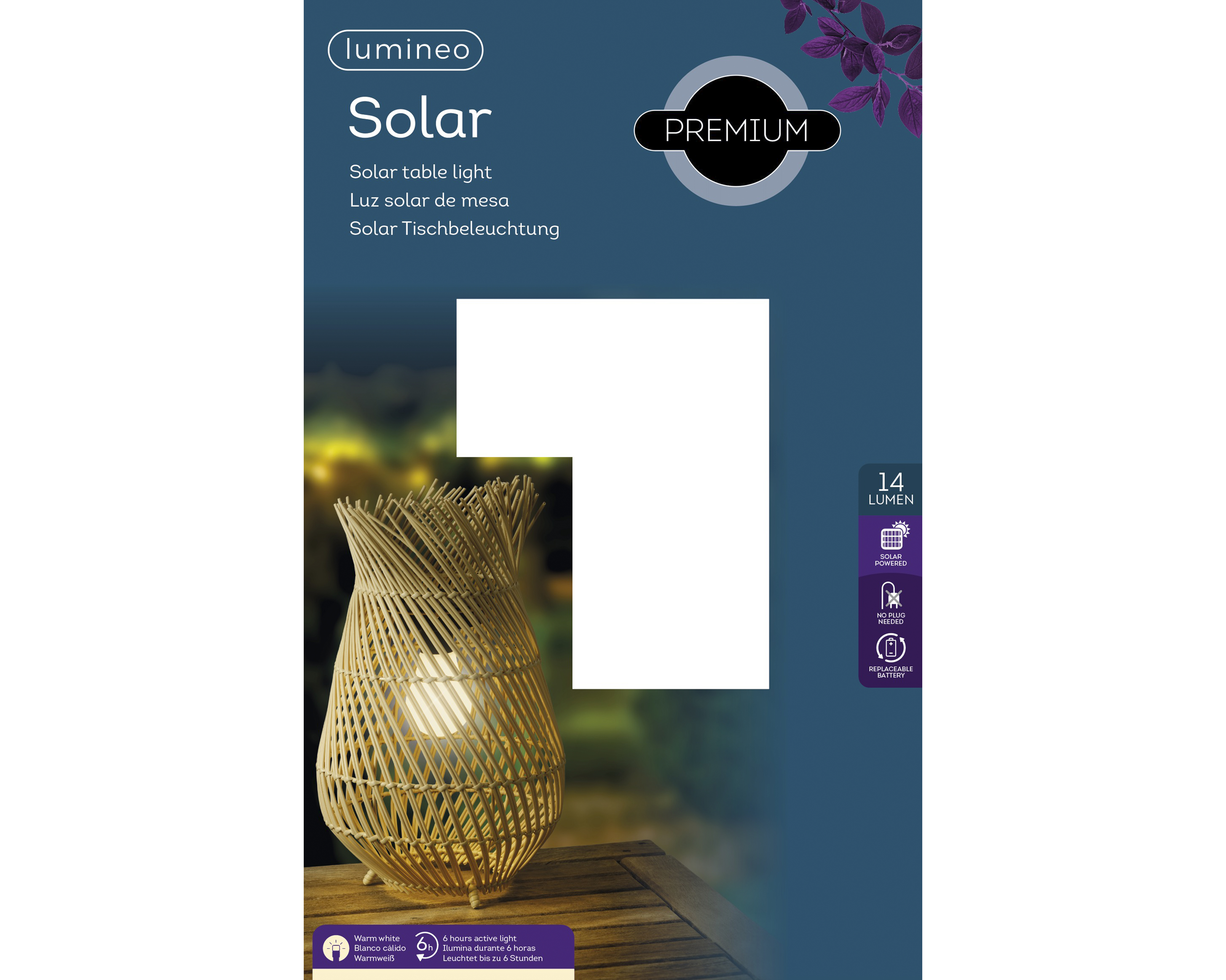 LED Solar Laterne  SOLAR