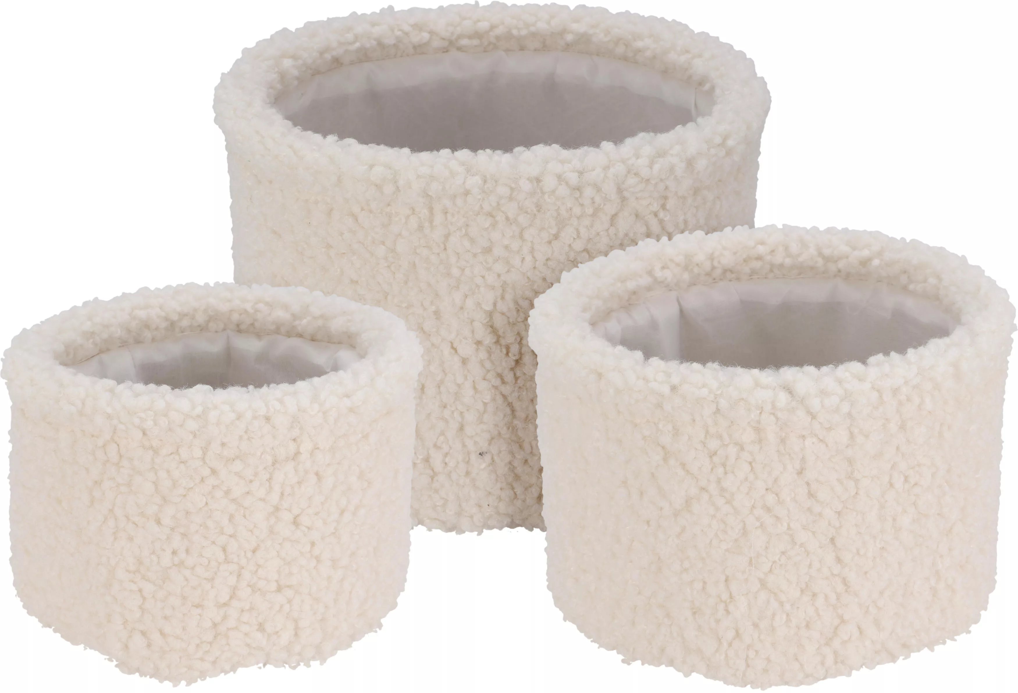 Grande corbeille aspect peluche EH