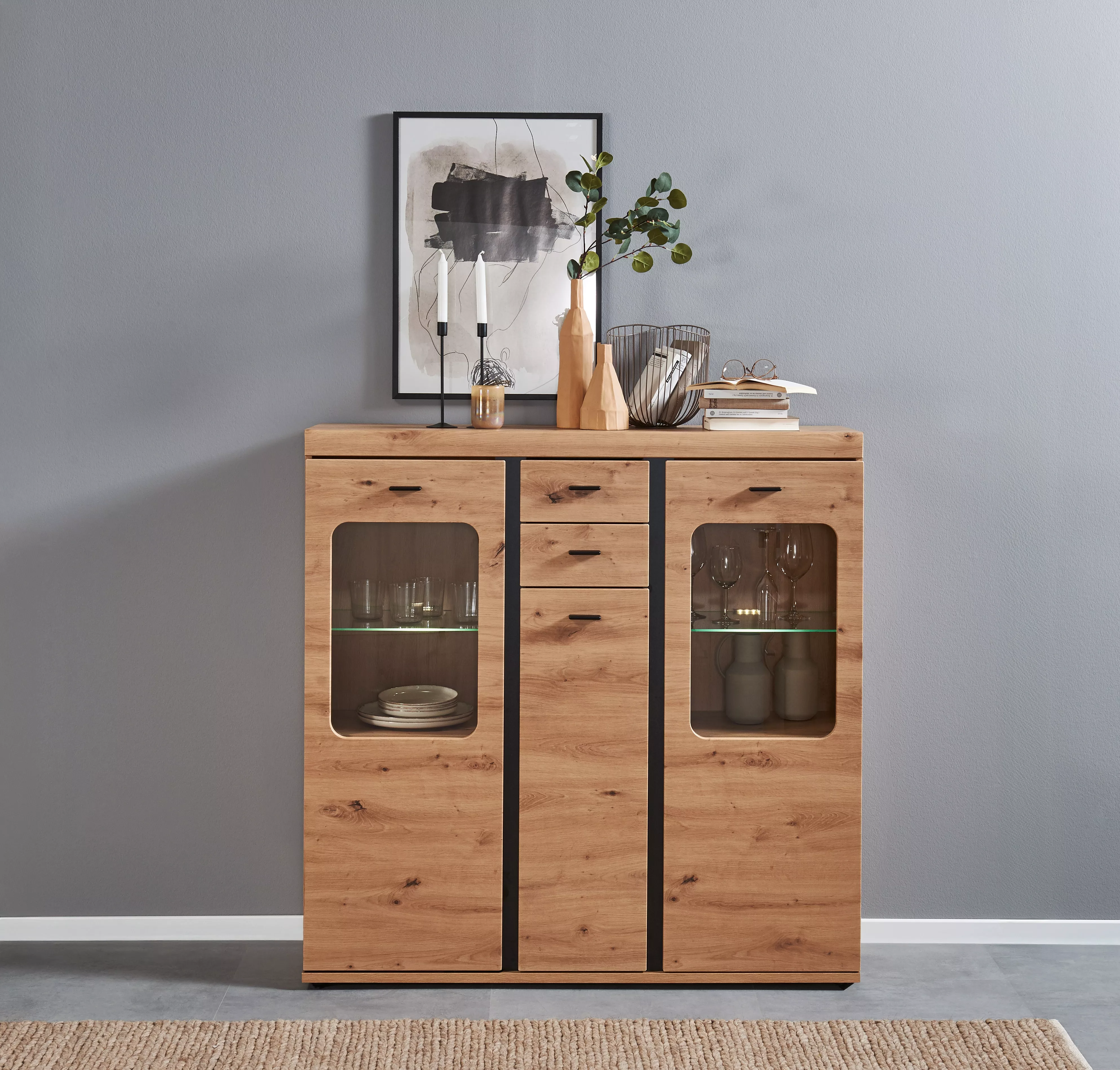 Highboardvitrine KRETA