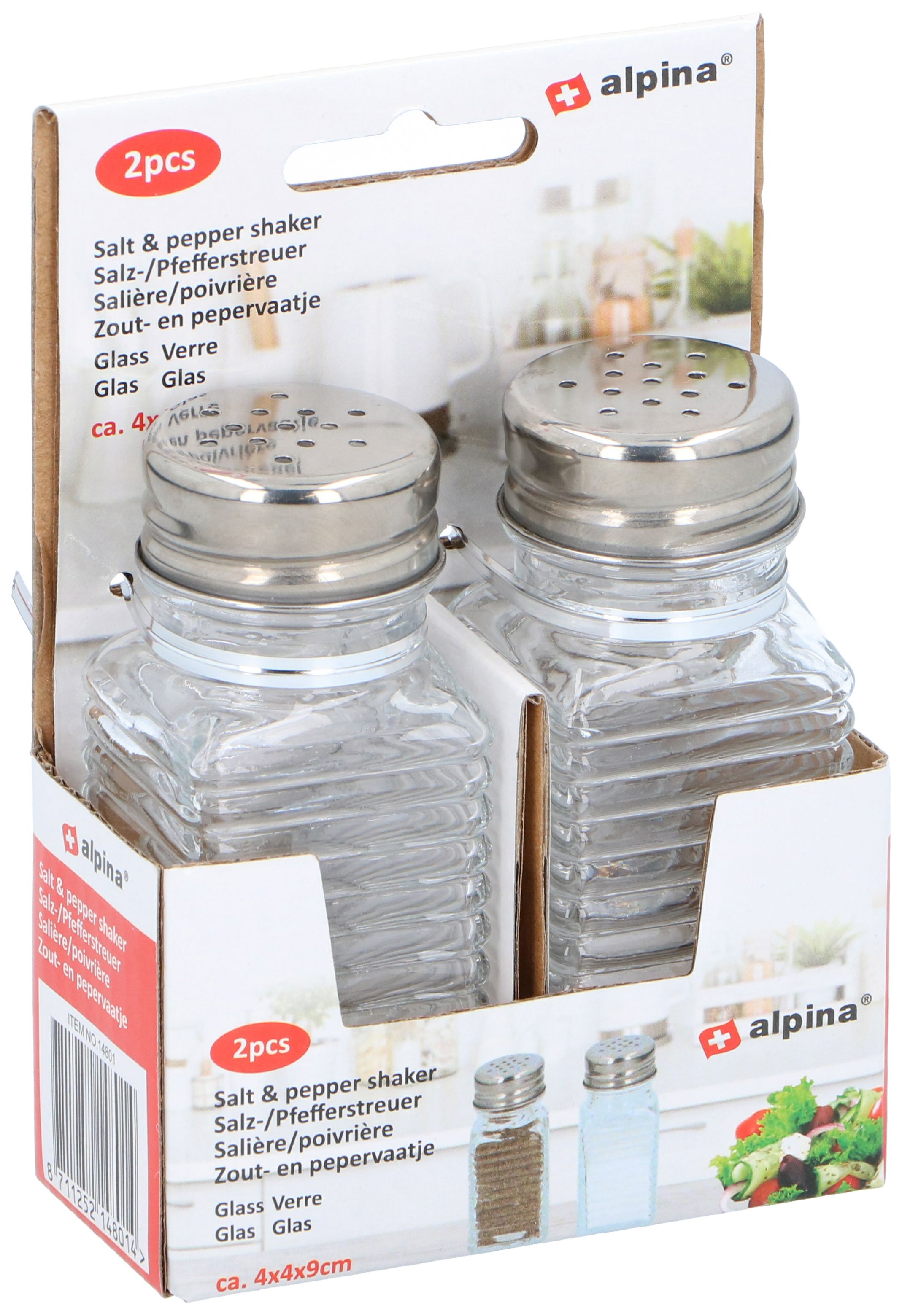 Salz & Pfefferstreuer 2tlg. ALPINA Salz & Pfefferstreuer 2tlg. ALPINA
