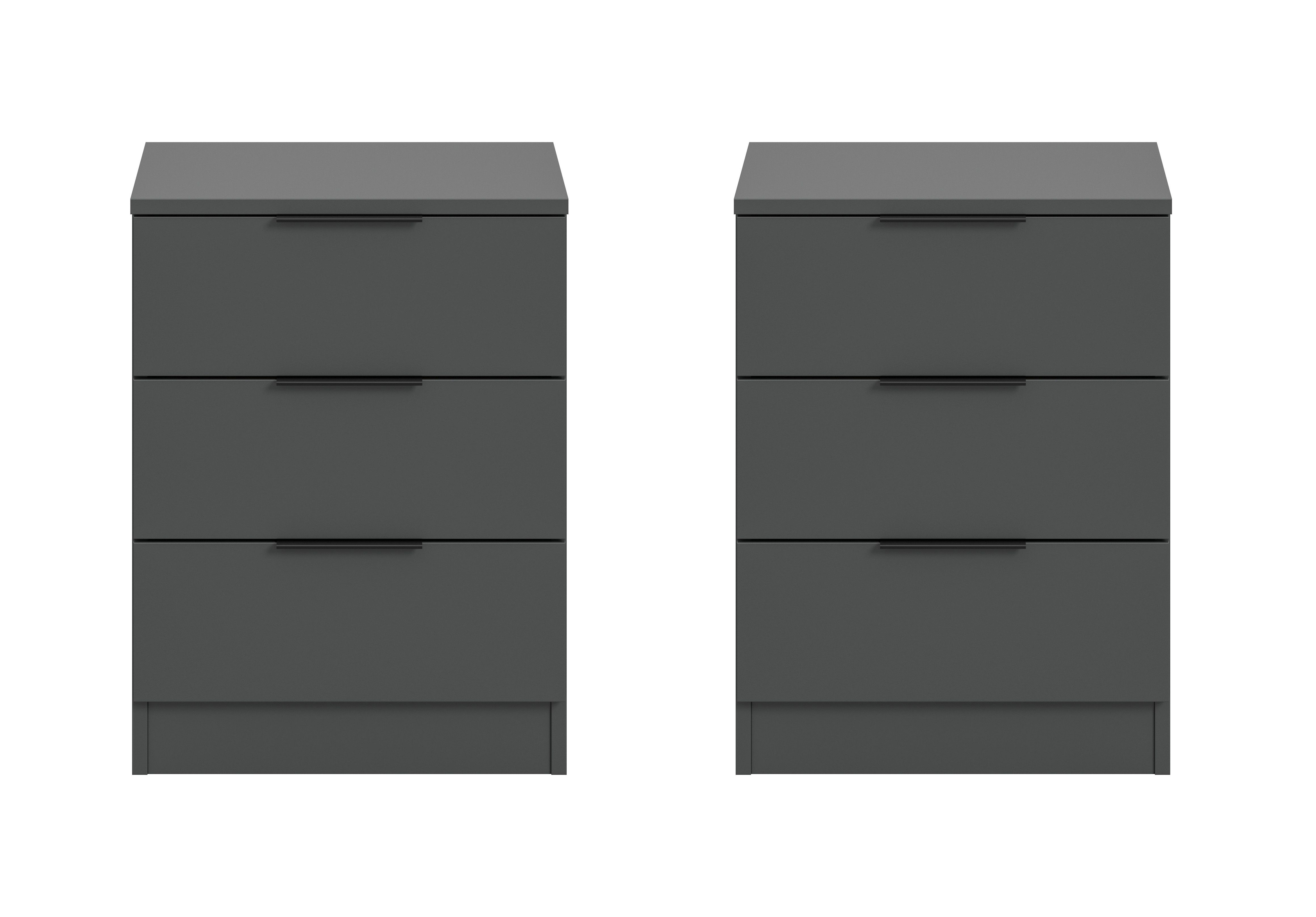 Lot de 2 tables de chevet KOPENHAGEN Lot de 2 tables de chevet KOPENHAGEN