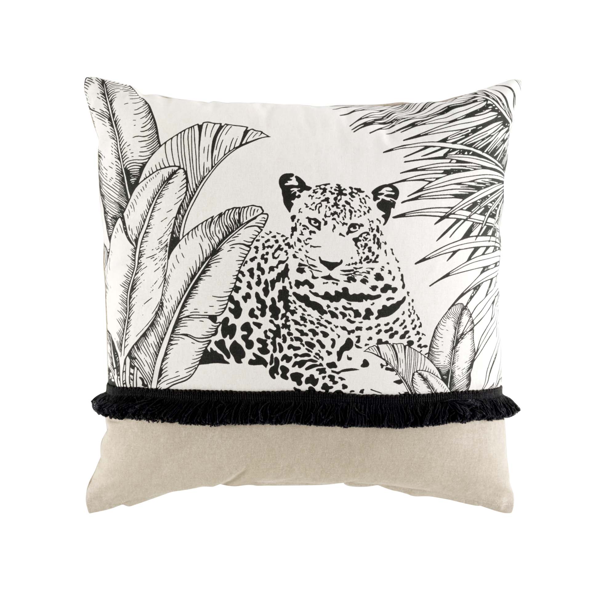 Coussin décoratif 45x45cm LEOPARDIS