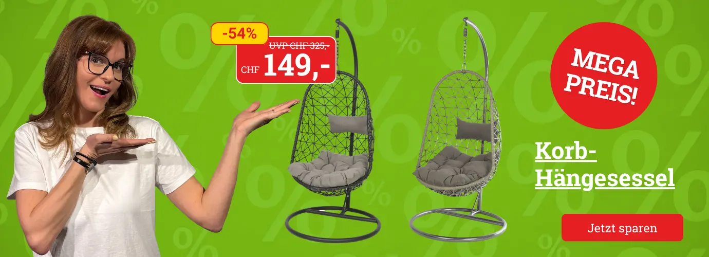 MEGA Preis! Korb-Hängesessel -> hier entdecken
