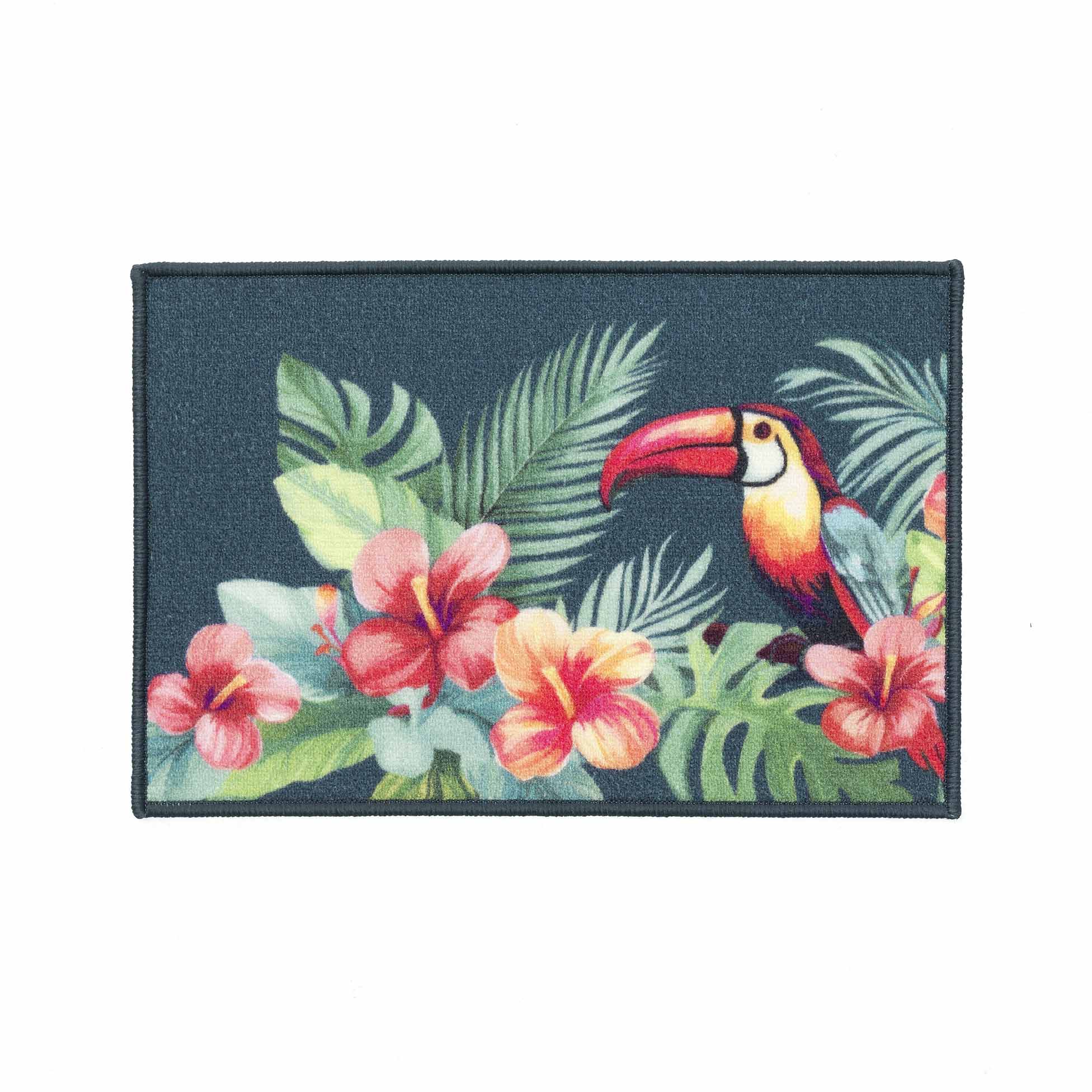 Tapis anti-salissures toucan 40x60cm MOOREA Tapis anti-salissures toucan 40x60cm MOOREA