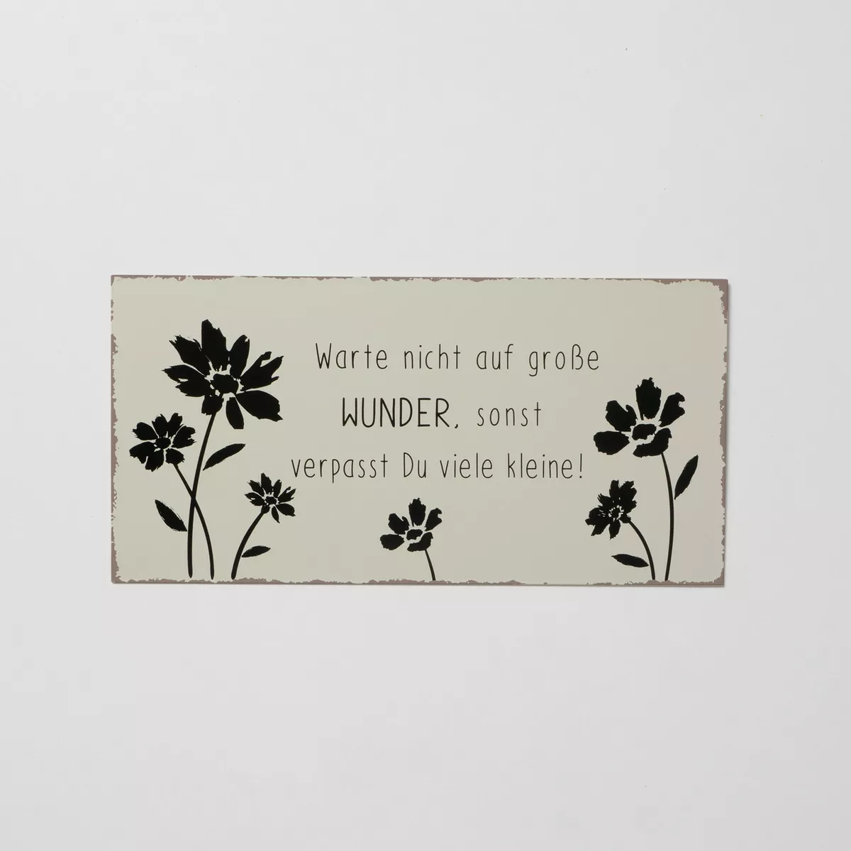 Schild mit Spruch ESRA