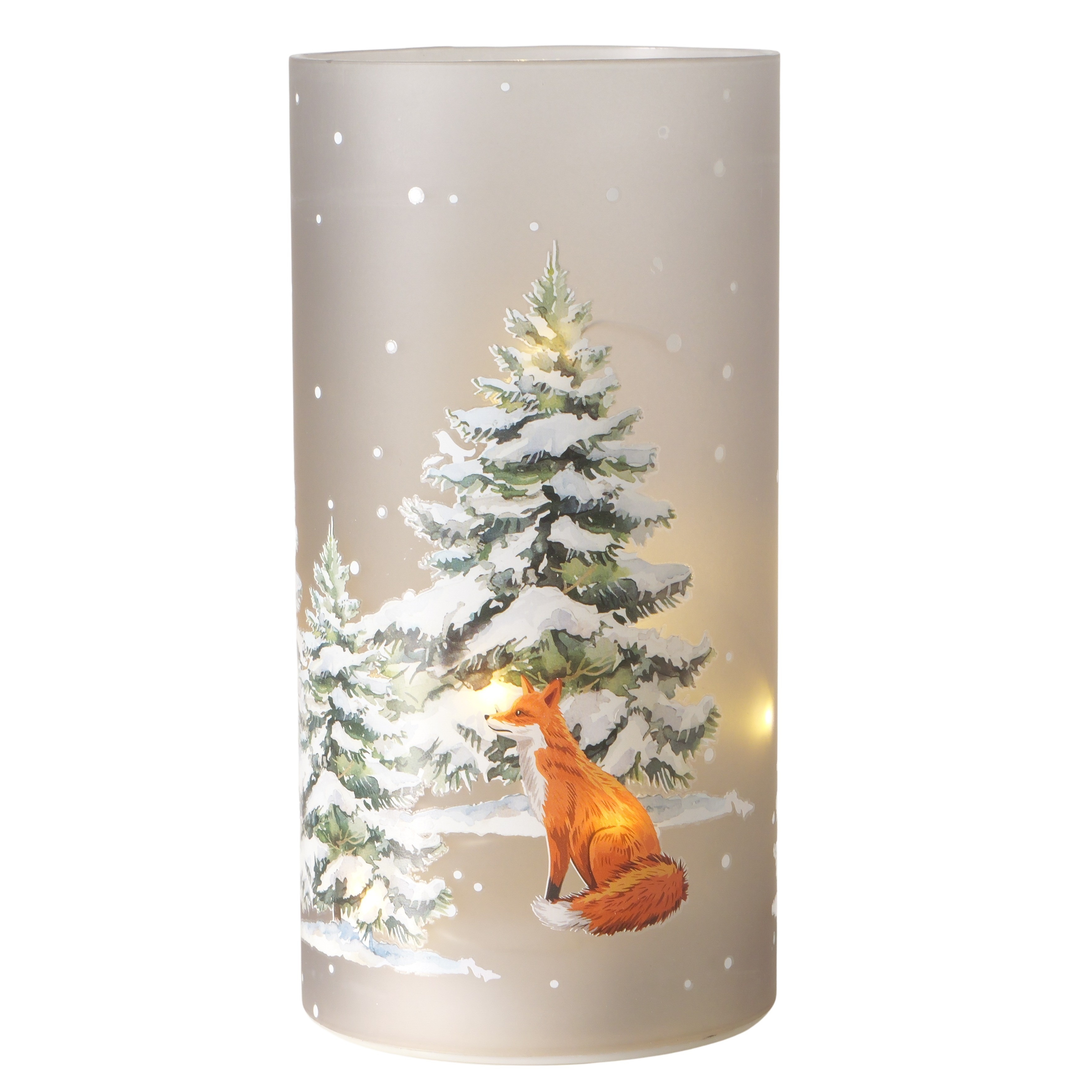 Windlicht Winterwald LED GLOWINA