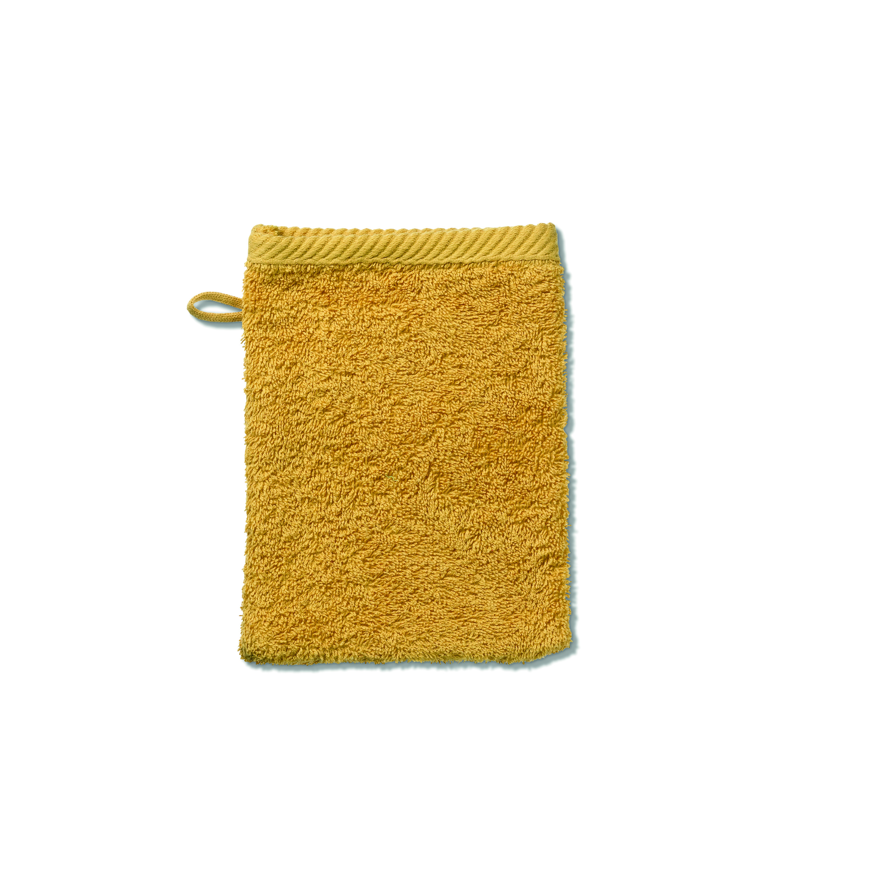 Gant de toilette jaune curry LADESSA