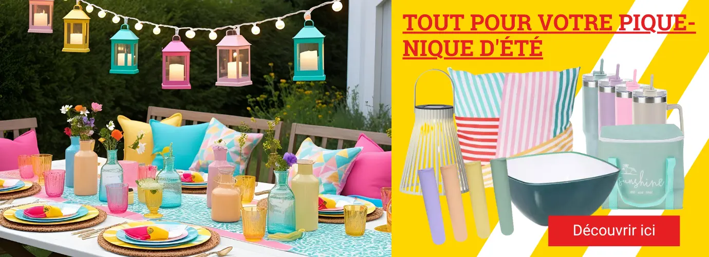 Tout pour votre pique-nique d'été ! Acheter maintenant>