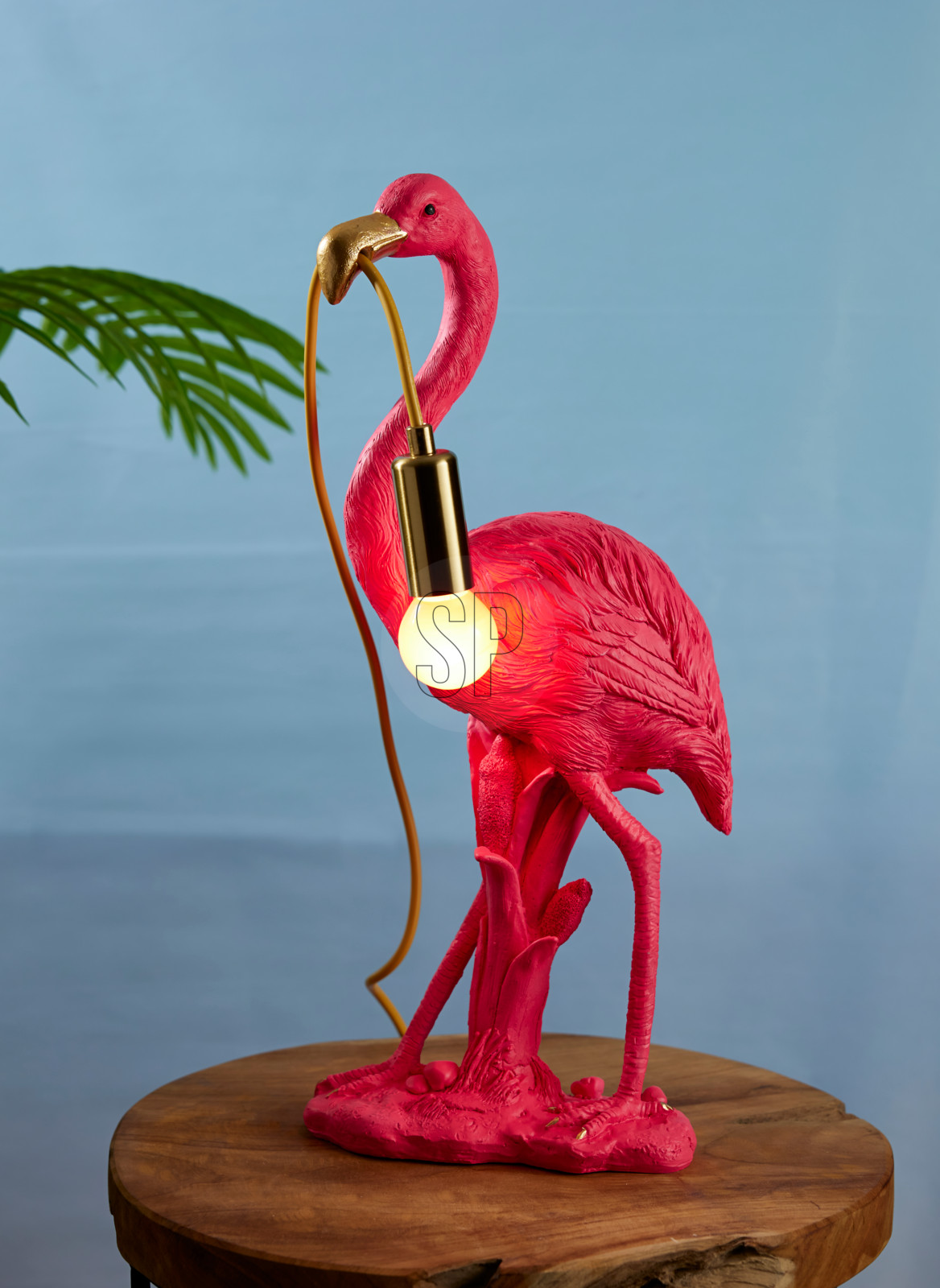 Lampe de table flamant rose EH