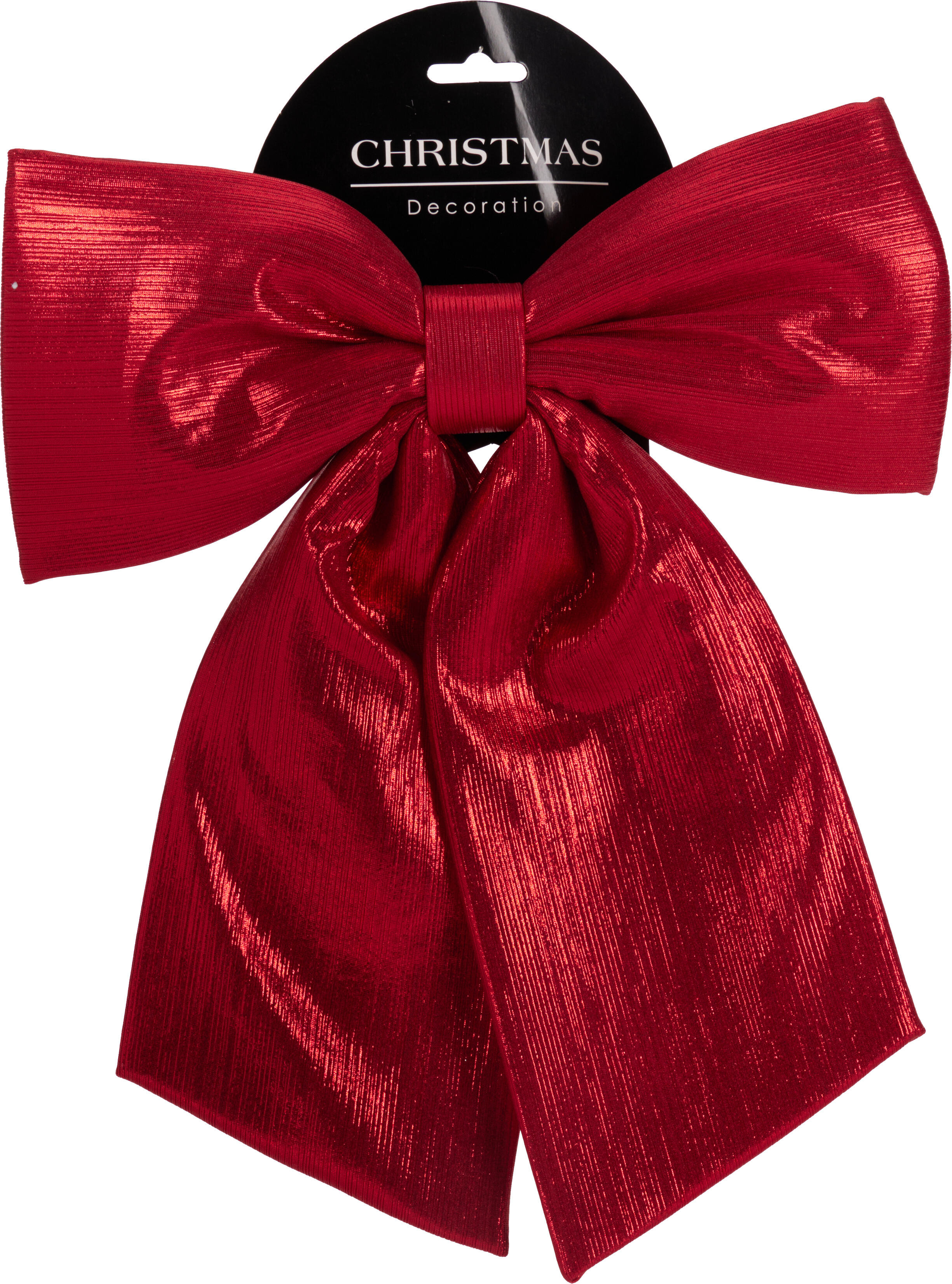 Nœud rouge à paillettes CHRISTMAS