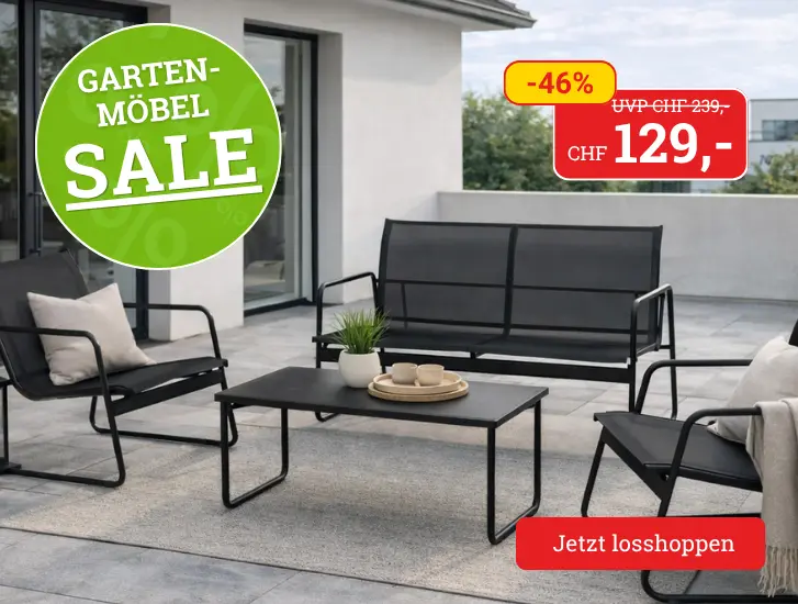 Gartenmöbel Lounge-Set. Hier entdecken