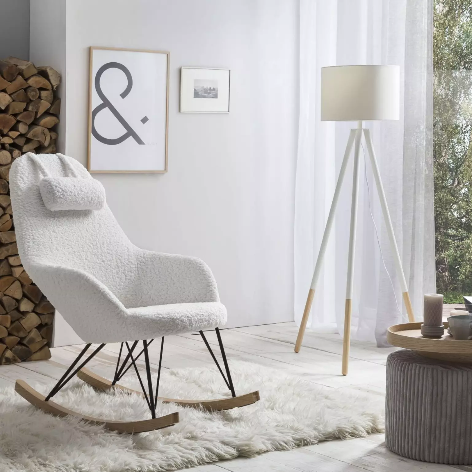 Fauteuil à bascule PRINGSEWU