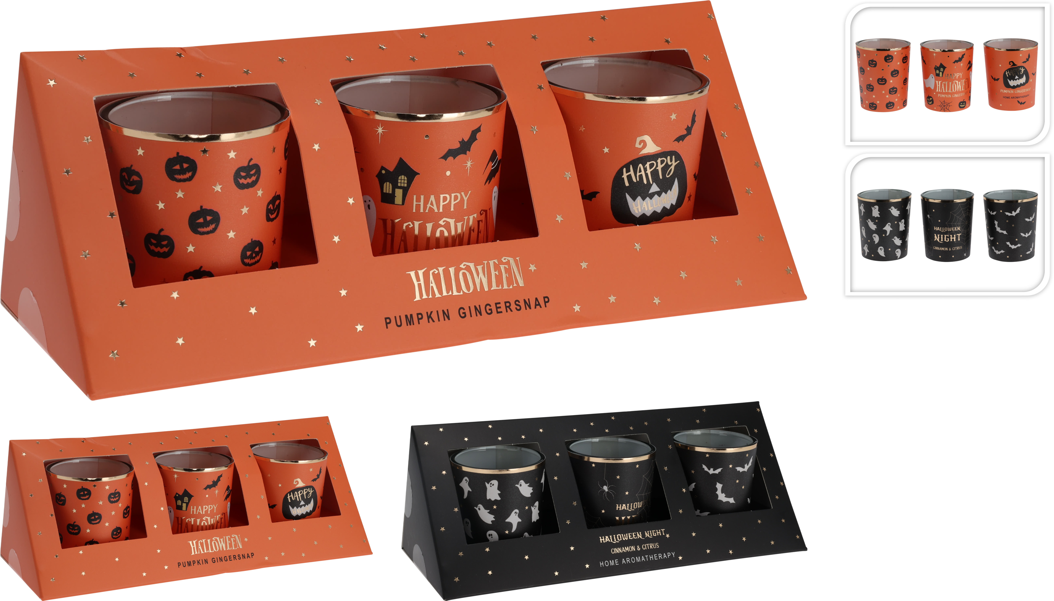 Windlichter 3er Set Halloween HALLOWEEN Windlichter 3er Set Halloween HALLOWEEN