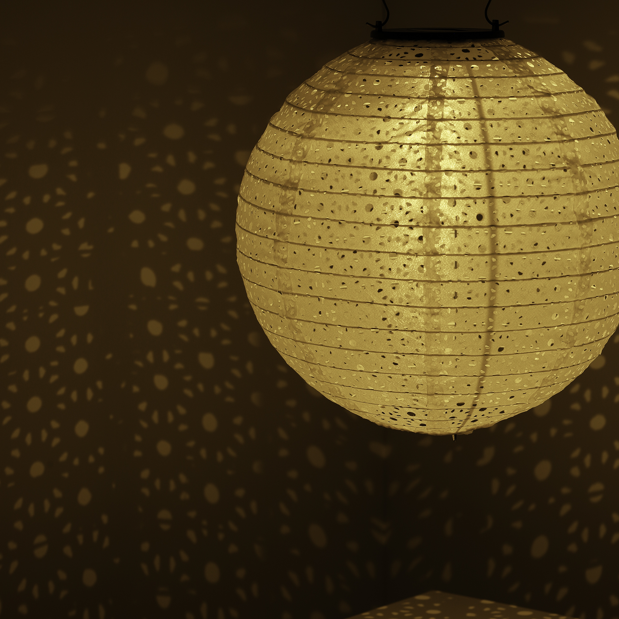 Lampion LED rond SOLAR