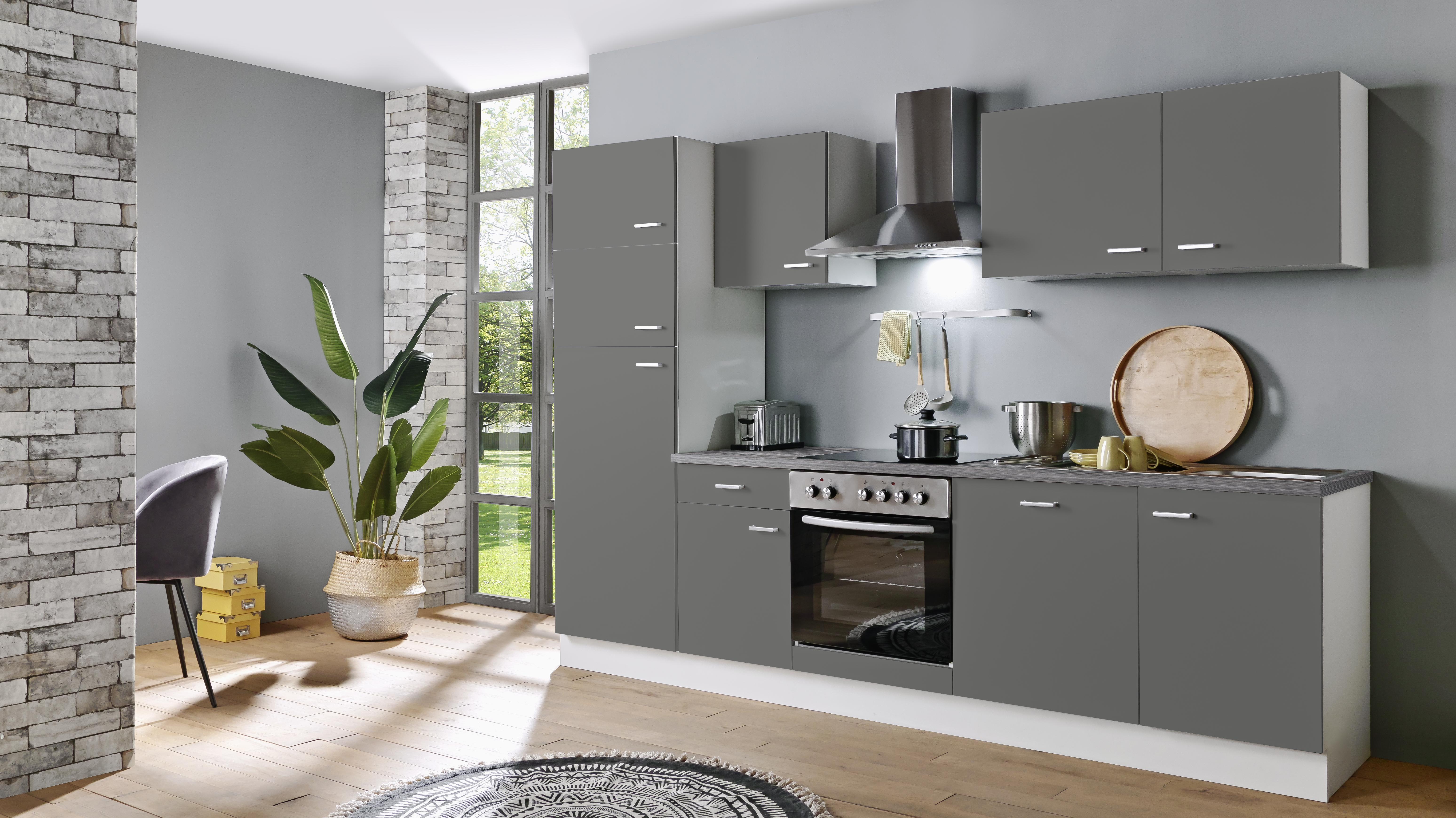 Bloc cuisine avec électroménager ORADEA Bloc cuisine avec électroménager ORADEA