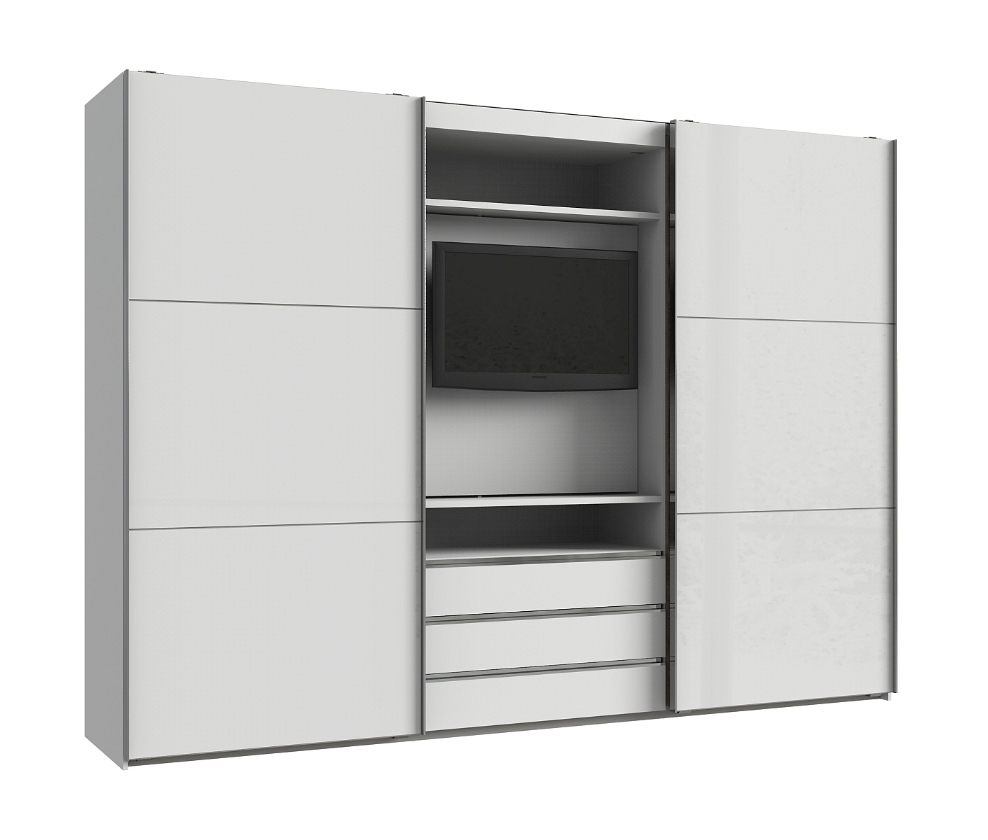 Funktions-TV-Schwebetürenschrank MAGIC GLAS Funktions-TV-Schwebetürenschrank MAGIC GLAS