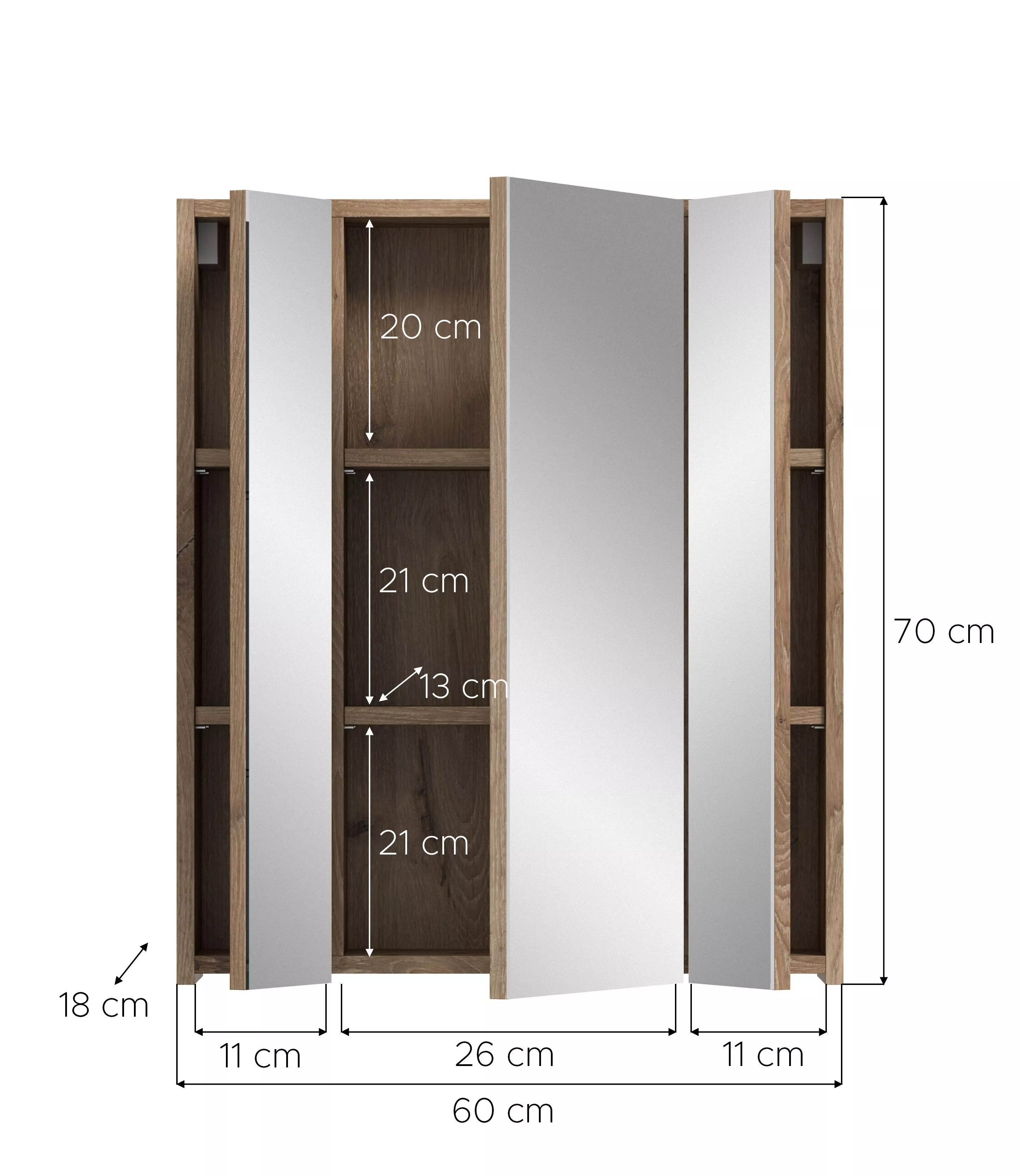 Spiegelschrank BONGA