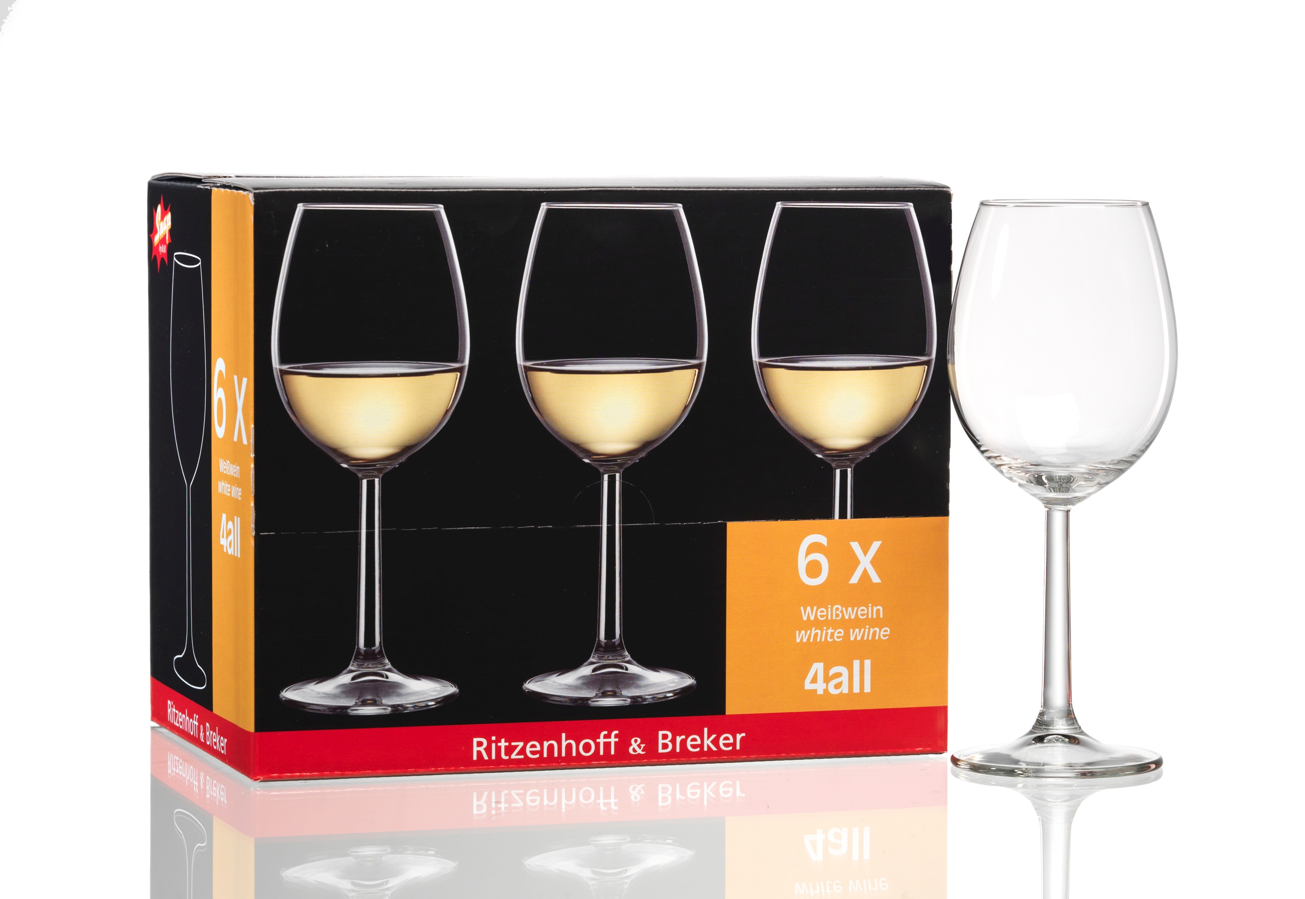 Weisswein im 6-er Set