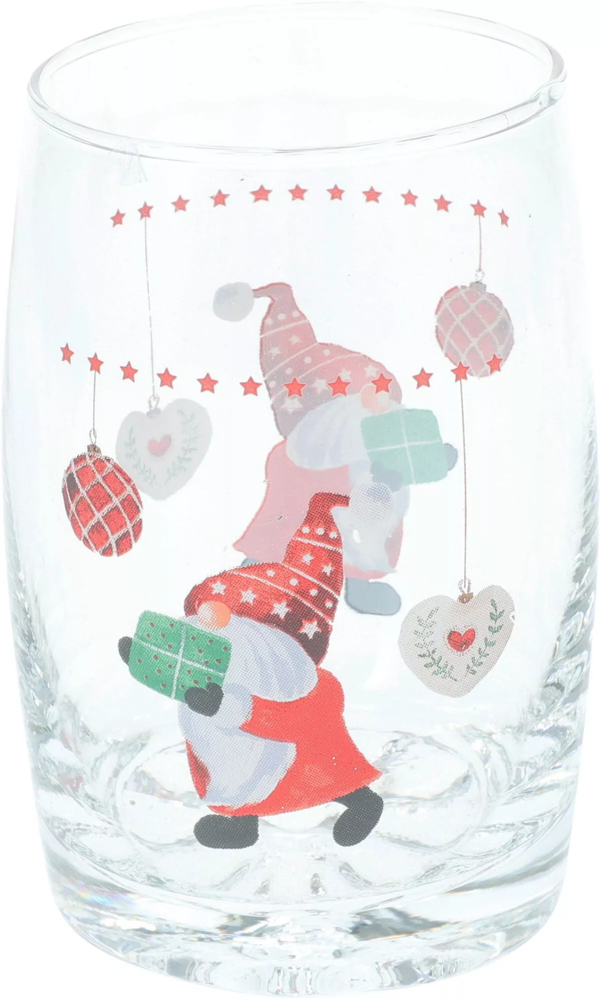 Lot de 3 verres à eau motif lutin CHRISTMAS