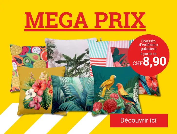 Coussins d'extérieur à des prix MEGA - à découvrir ici