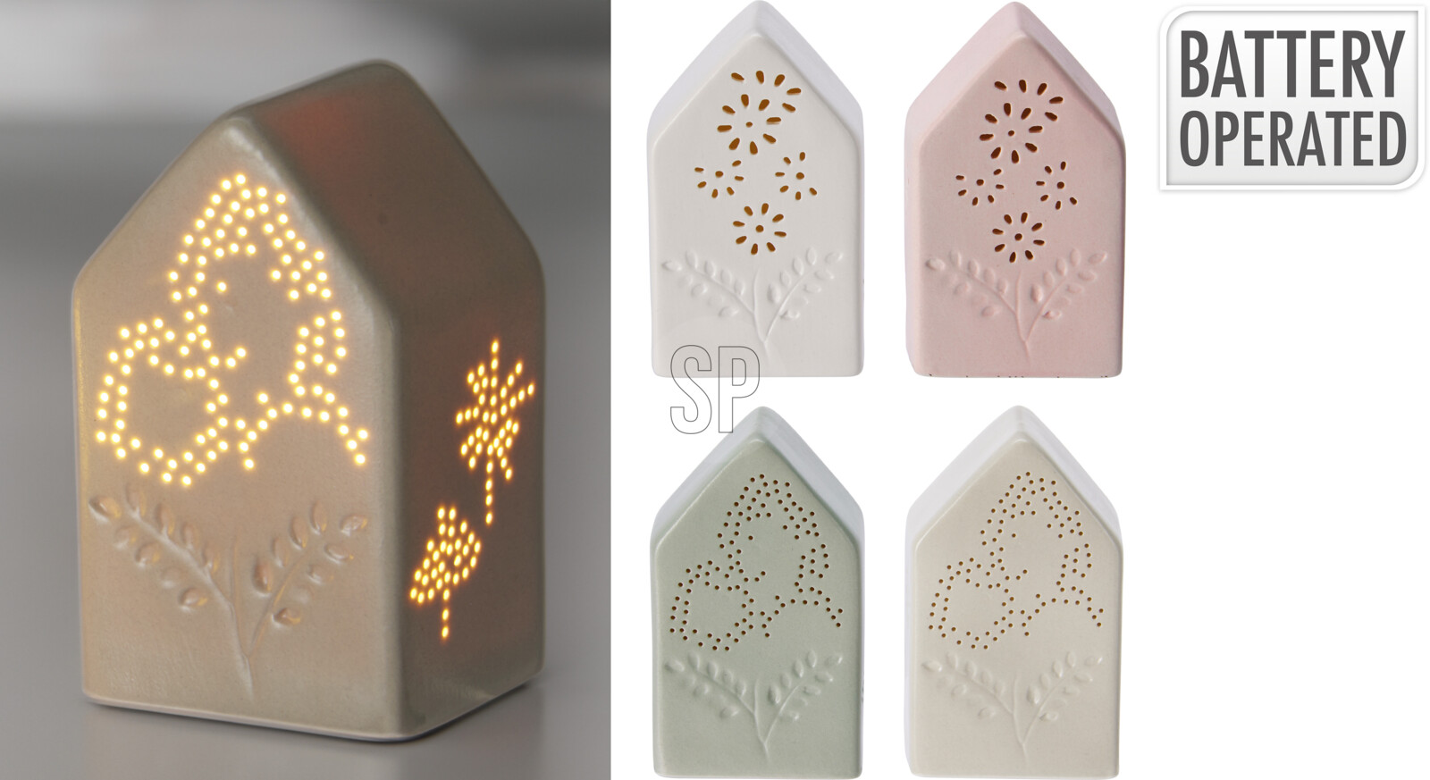 Maison avec LED DEKO