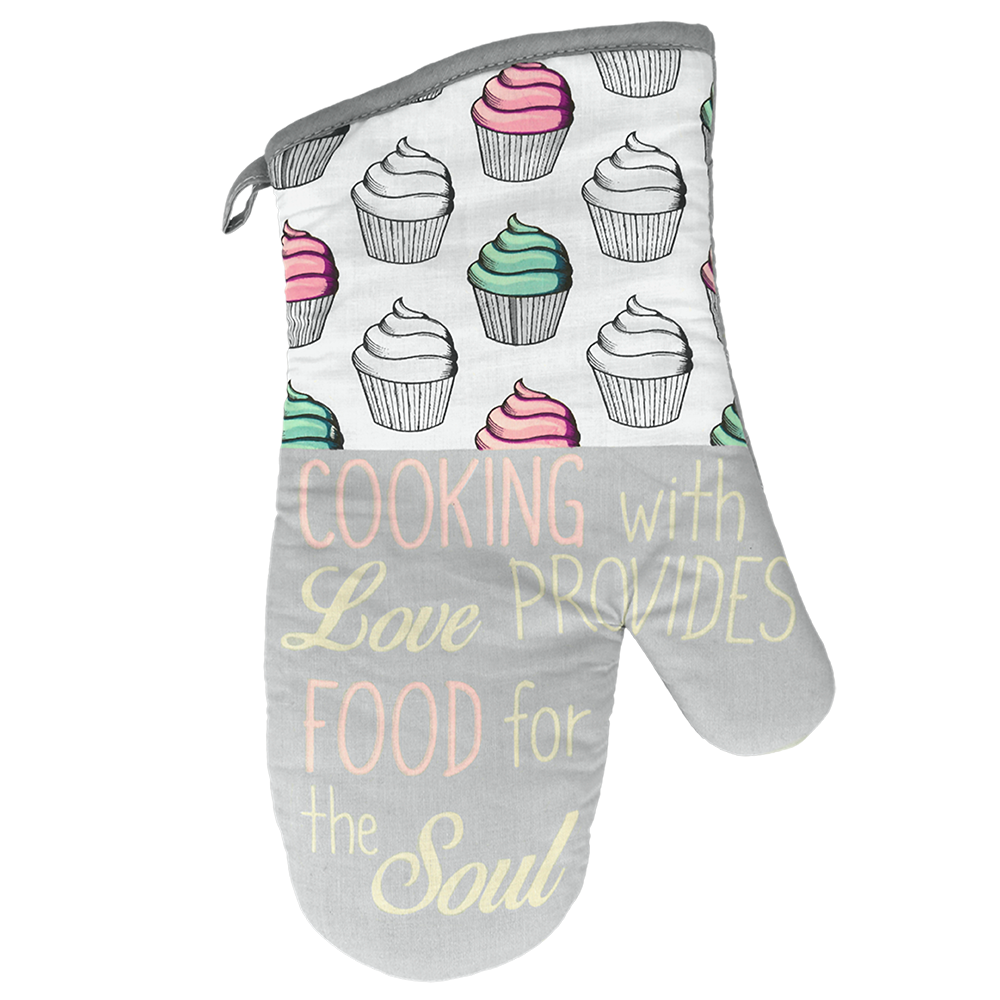 Gant de cuisine à motifs