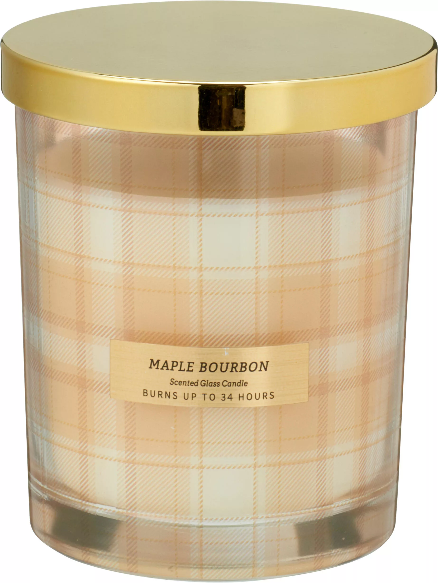 Bougie dans pot en verre HERBST