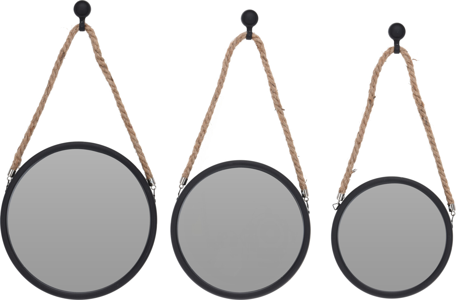 Miroirs ronds par lot de 3 Miroirs ronds par lot de 3