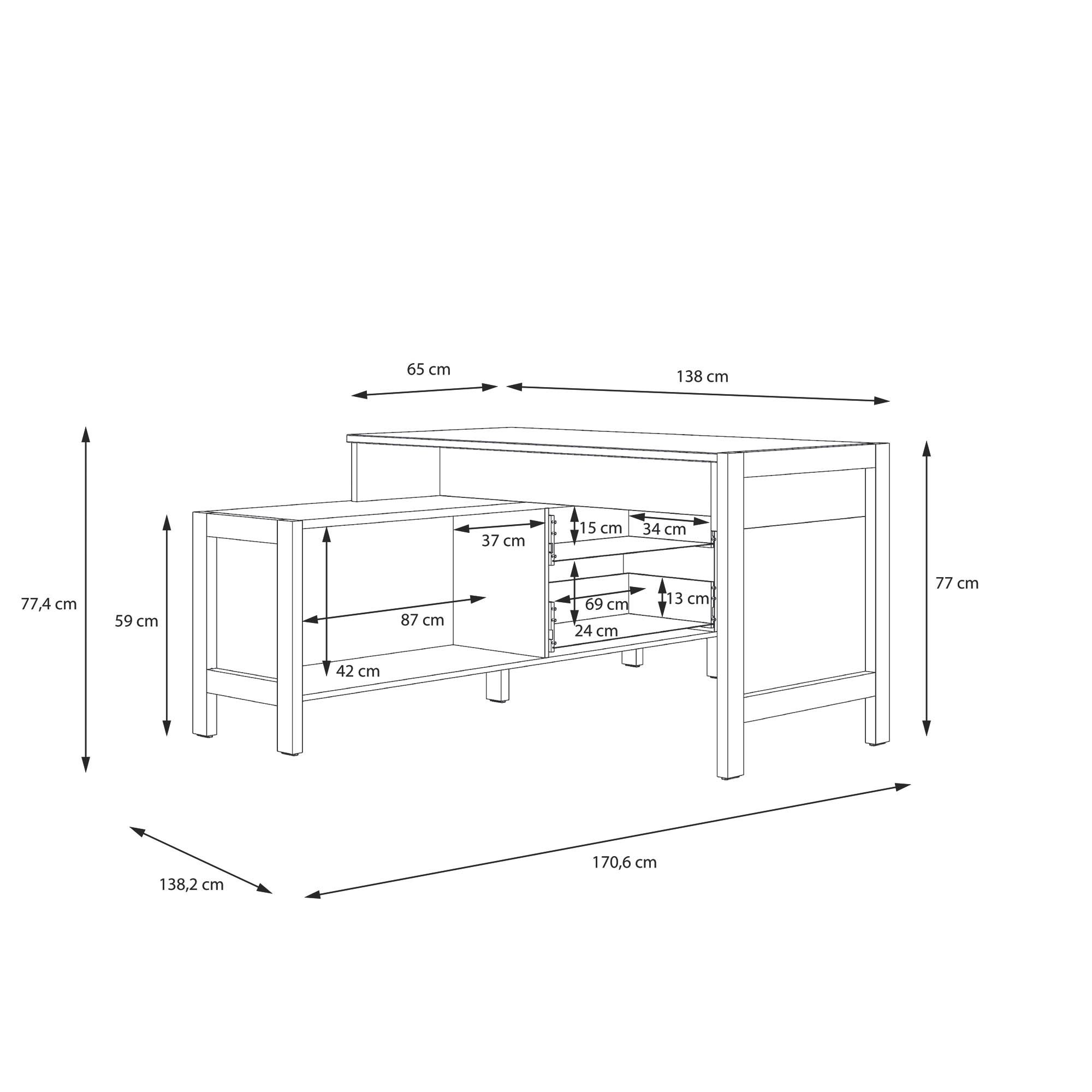 Bureau combiné HOYVIK