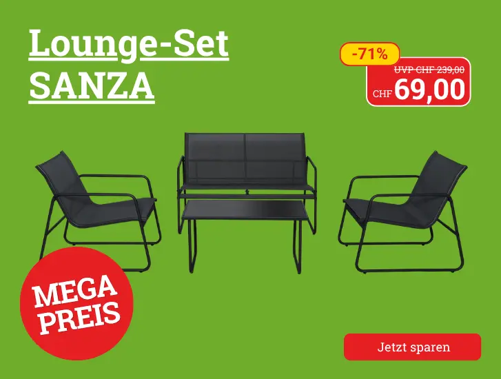 Aus unserer Werbung! Lounge-Set SANZA