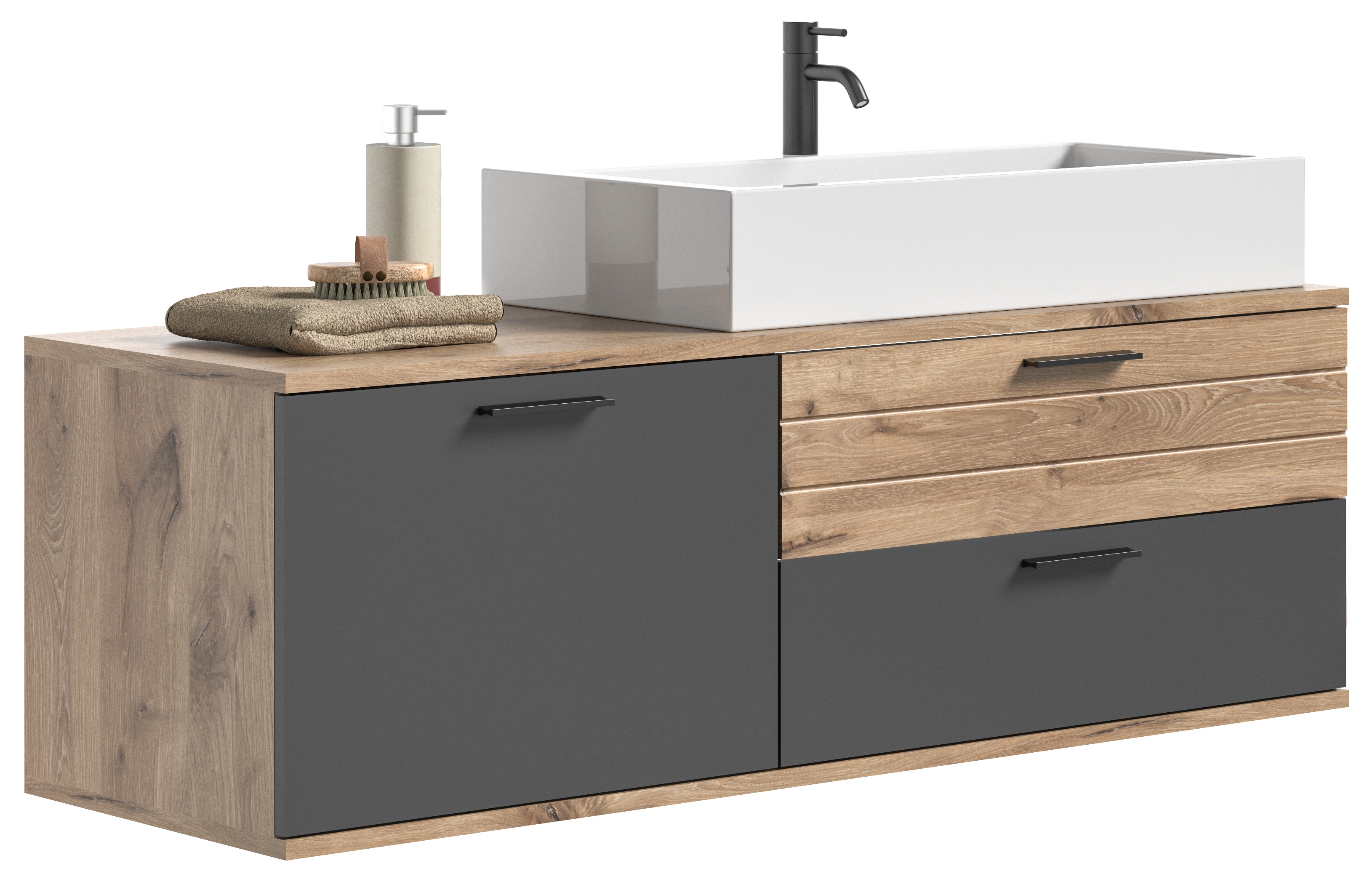 Meuble sous vasque avec vasque AGARO Meuble sous vasque avec vasque AGARO