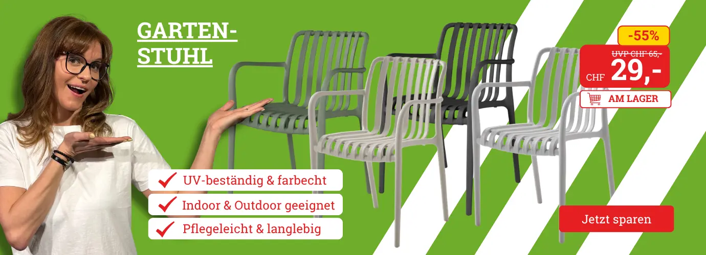 Gartenstuhl PIXA. In verschiedenen Farben erhältlich.