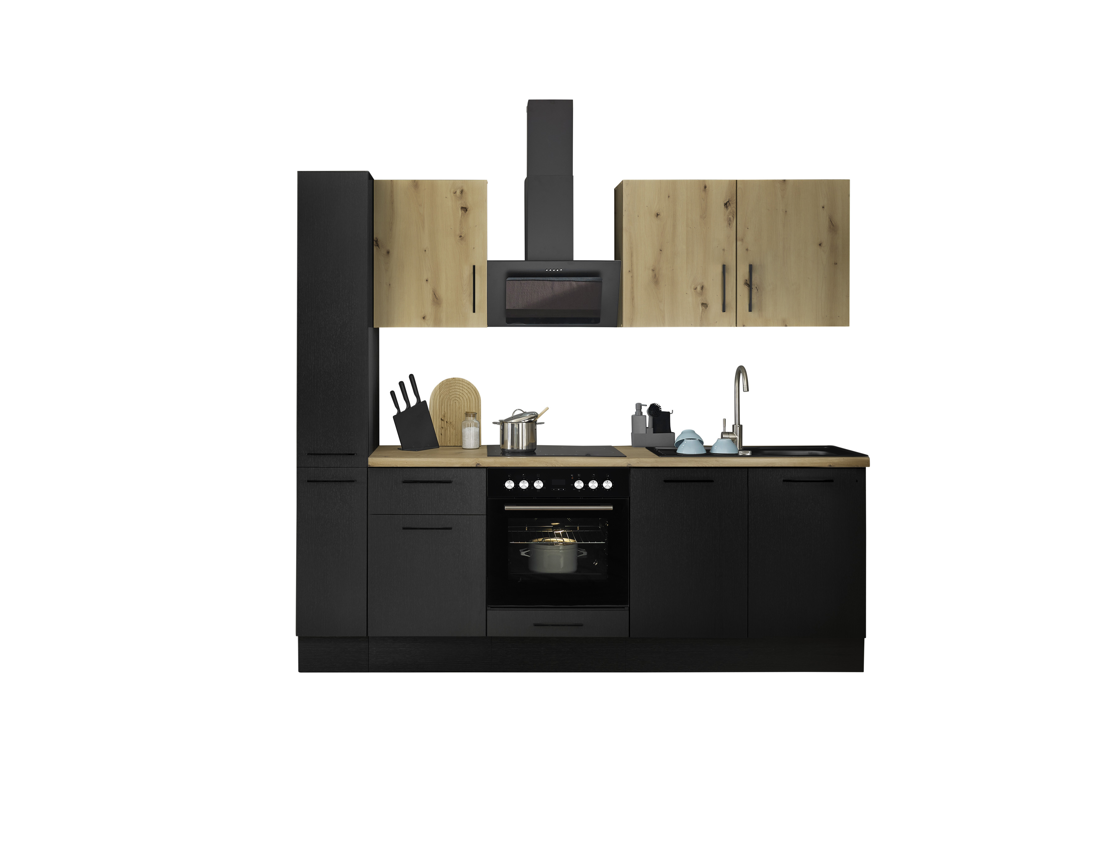 Bloc cuisine avec électroménager CORNWALL (bloc cuisine-armoire coulissante) IV Bloc cuisine avec électroménager CORNWALL (bloc cuisine-armoire coulissante) IV